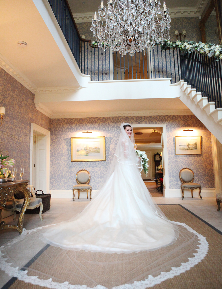 Phillipa-Lepley-Wedding-Dress-London-Veil-Long-Sleeved-Tiara-Traditional-Wedding-Gown-London