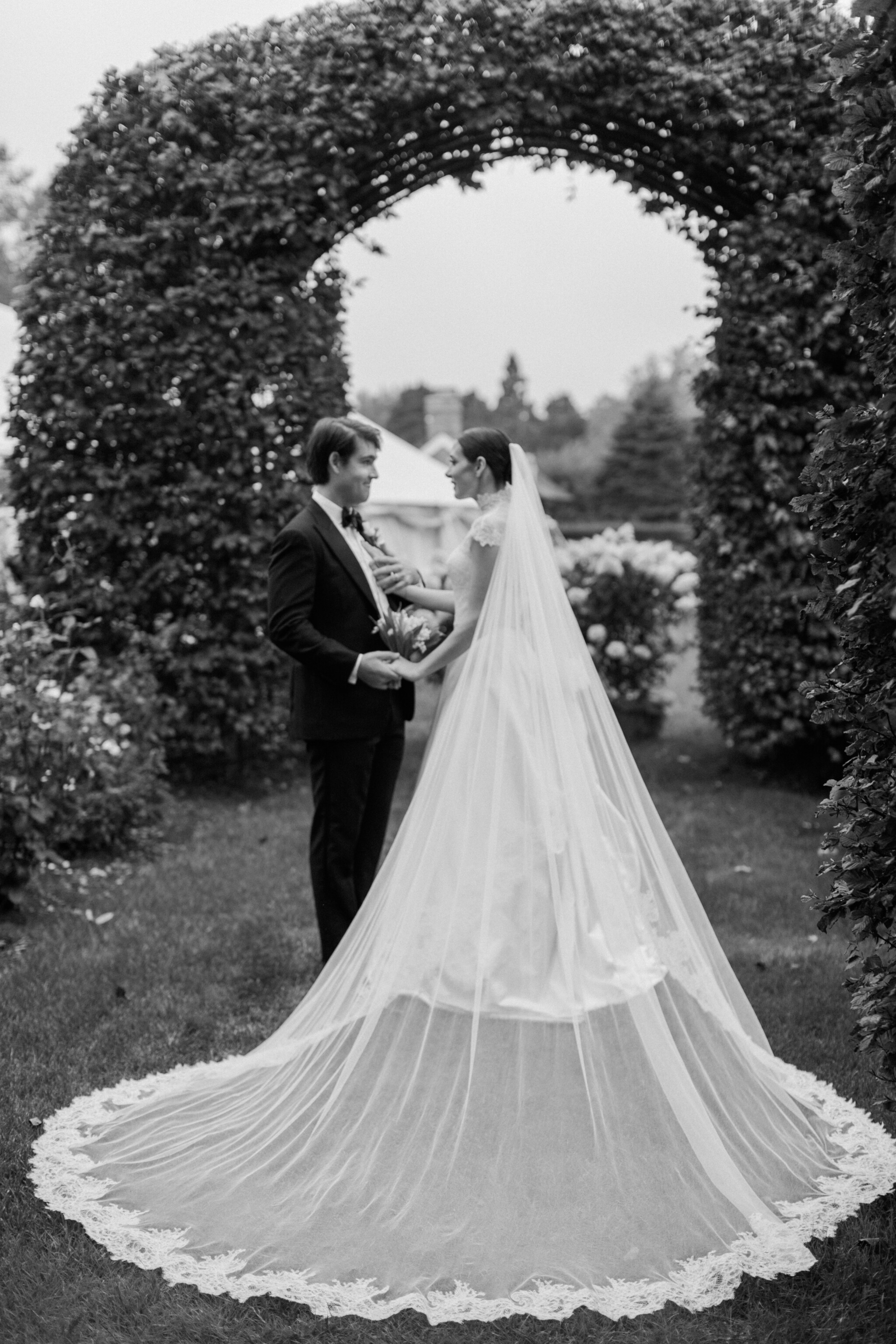 A Phillipa Lepley Bespoke Lace Veil