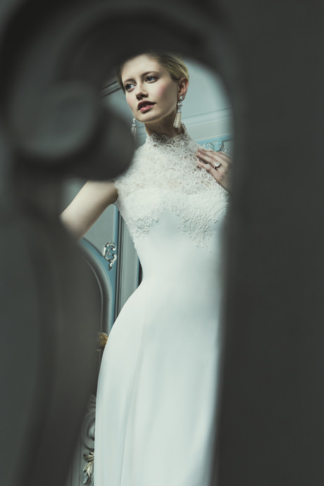Phillipa-Lepley-Georgette-LPhillipa-Lepley-Georgette-Lace-Designer-Wedding-Dress-London-with-High-Neckace-Designer-Wedding-Dress-with-High-Neck