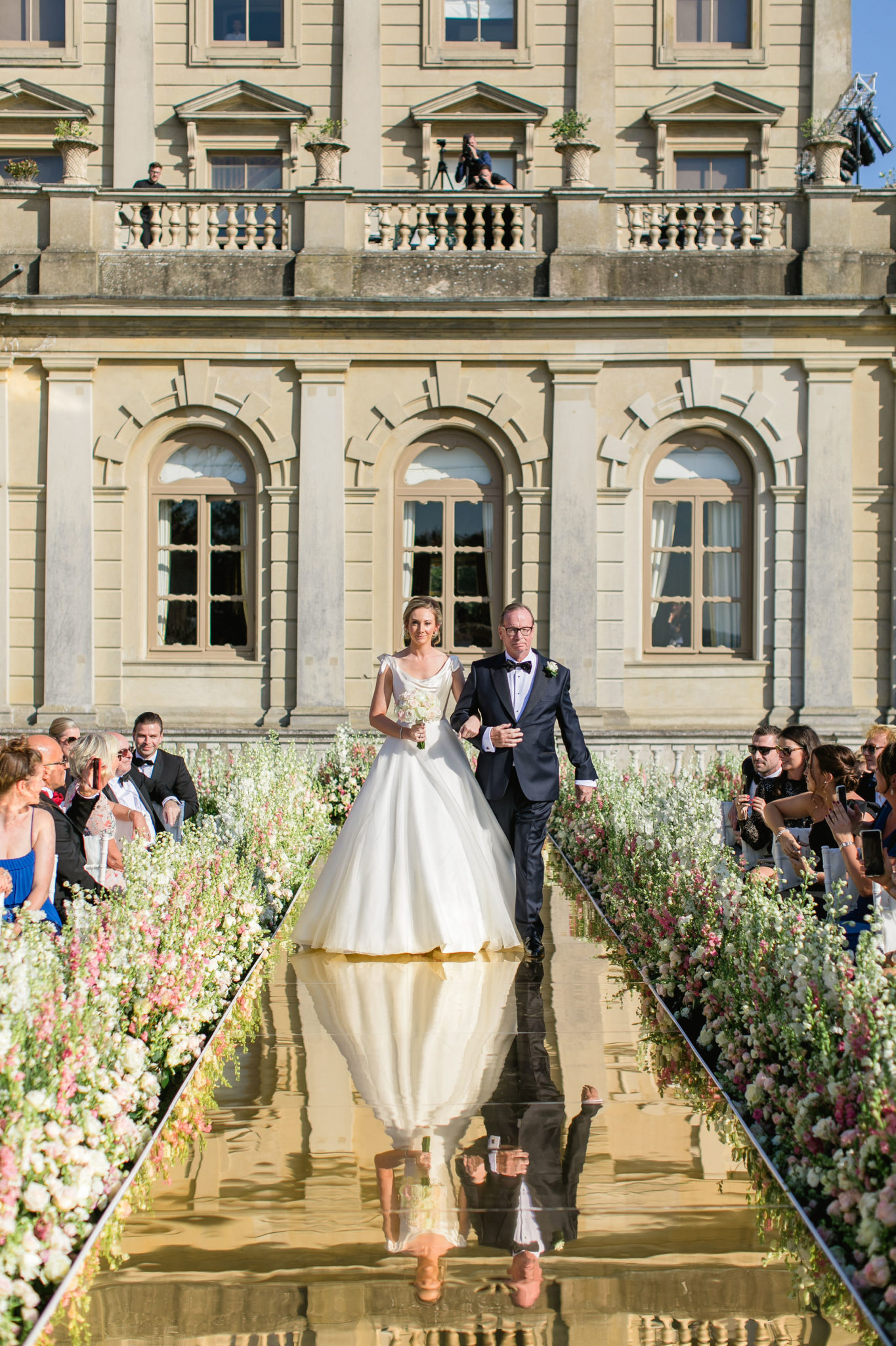Phillipa-Lepley-Bespoke-Luxury-Wedding-Dress-London-Designer-Duchess-Satin-Silk-Organza-Cliveden-House-Roberta-Facchini-Photography