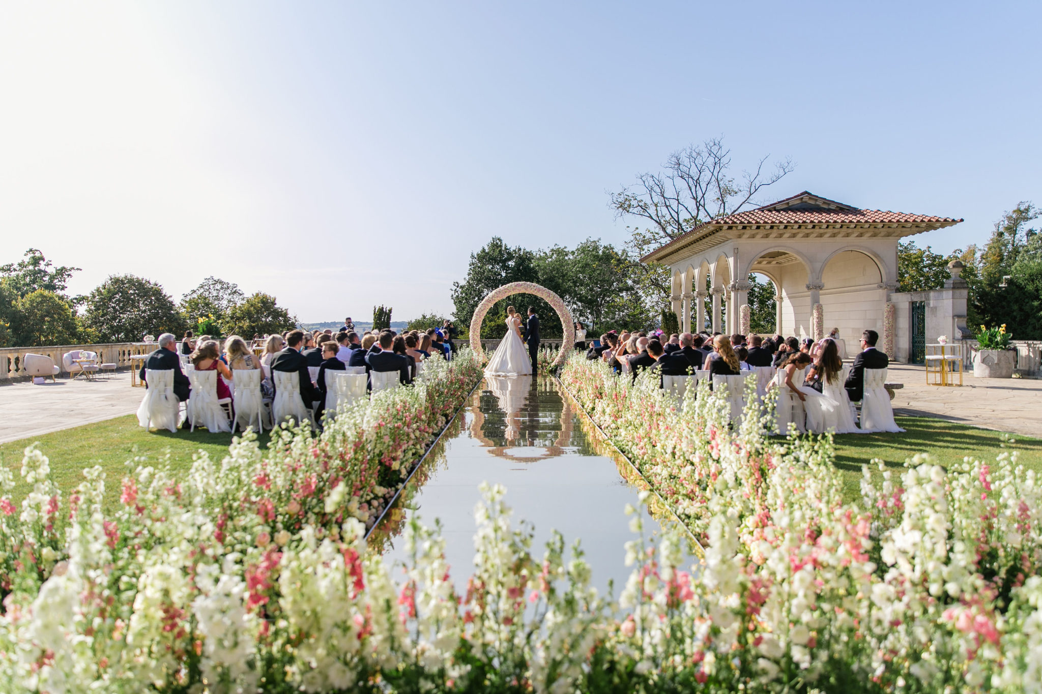 Phillipa-Lepley-Bespoke-Luxury-Wedding-Dress-London-Designer-Duchess-Satin-Silk-Organza-Cliveden-House-Roberta-Facchini-Photography