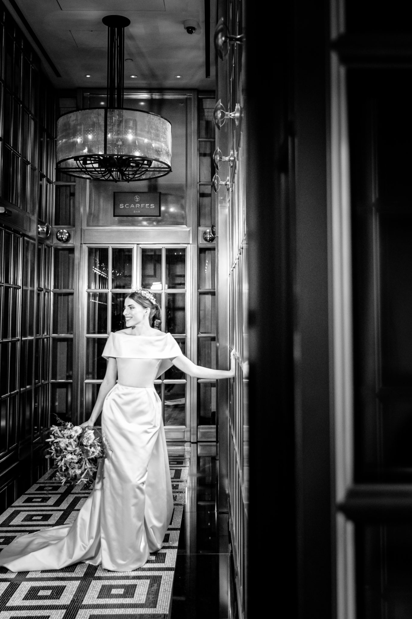 Duchess satin custom wedding dress