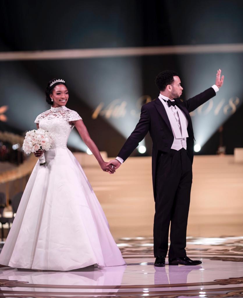 Phillipa Lepley Couture London wedding dress designer high neck hand embroidered