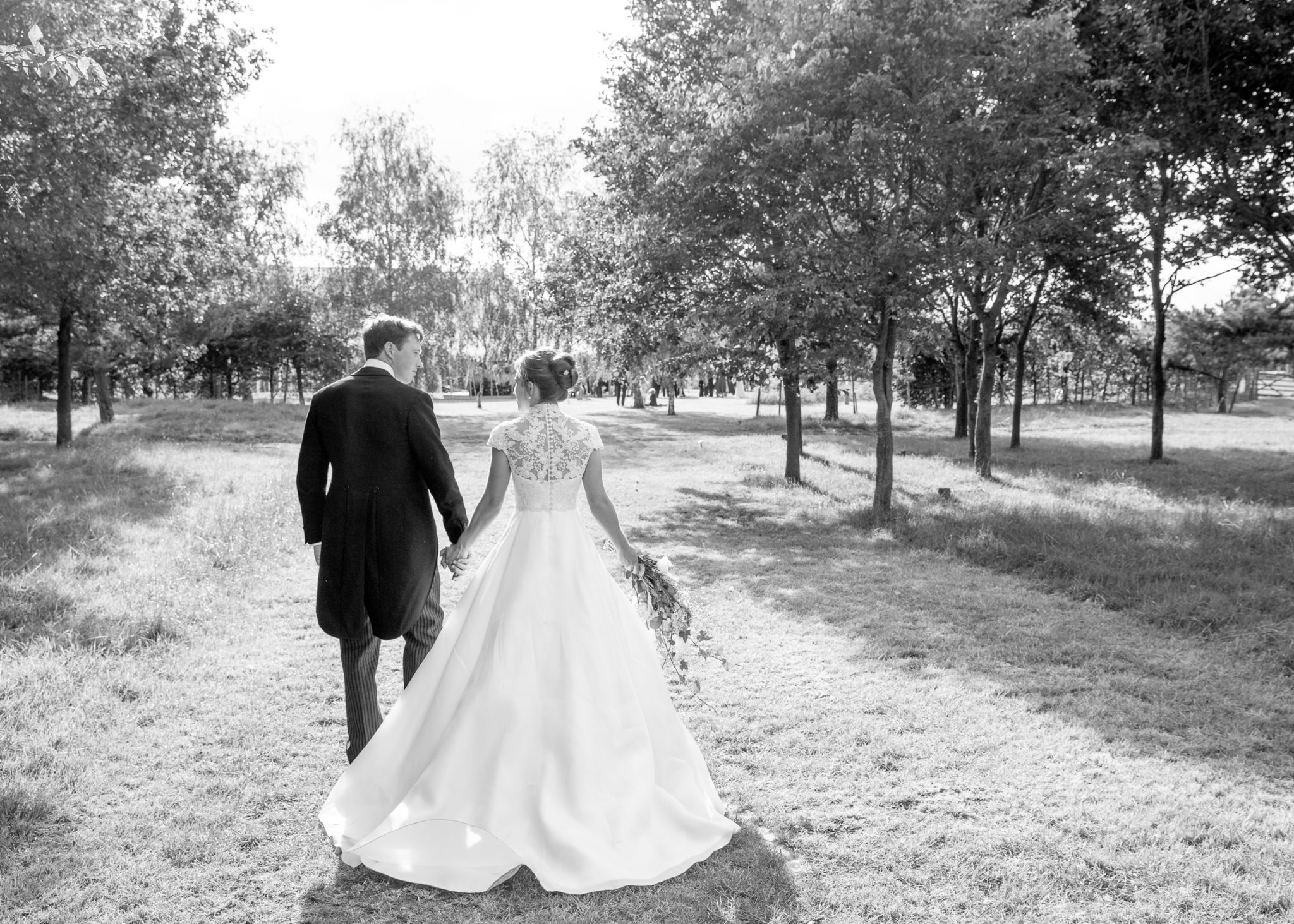 Phillipa Lepley Real Bride Georgina High Neck Wedding Dress With Cap Sleeves