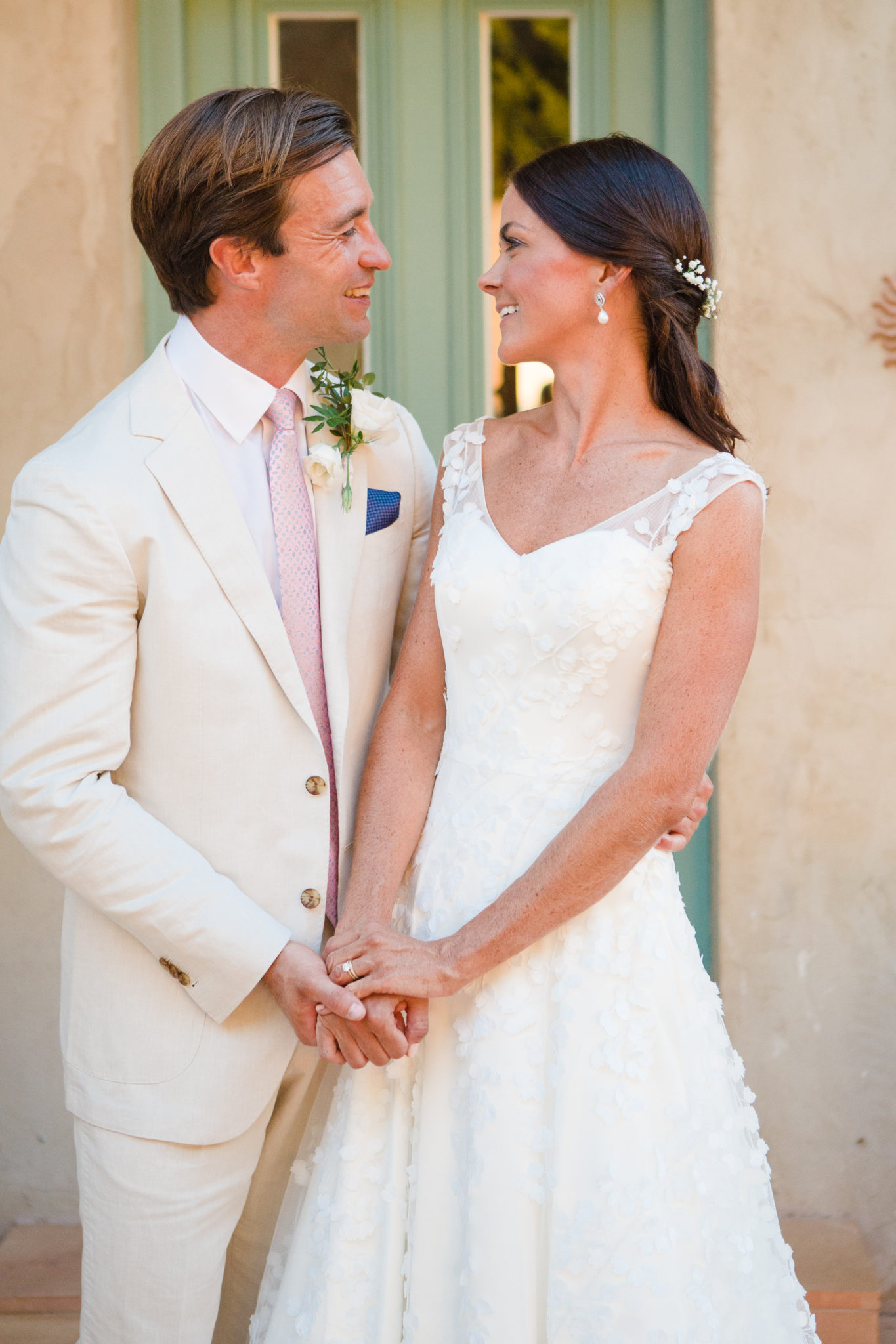 Phillipa Lepley Real Bride Helena’s Couture Wedding Dress Italian silk dress with embroidered tulle Sweetheart neckline wedding dress