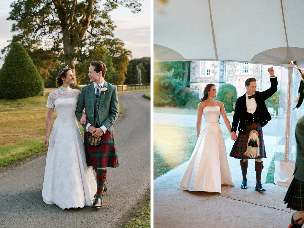 Changing Wedding Dress For The Evening Two Looks In One