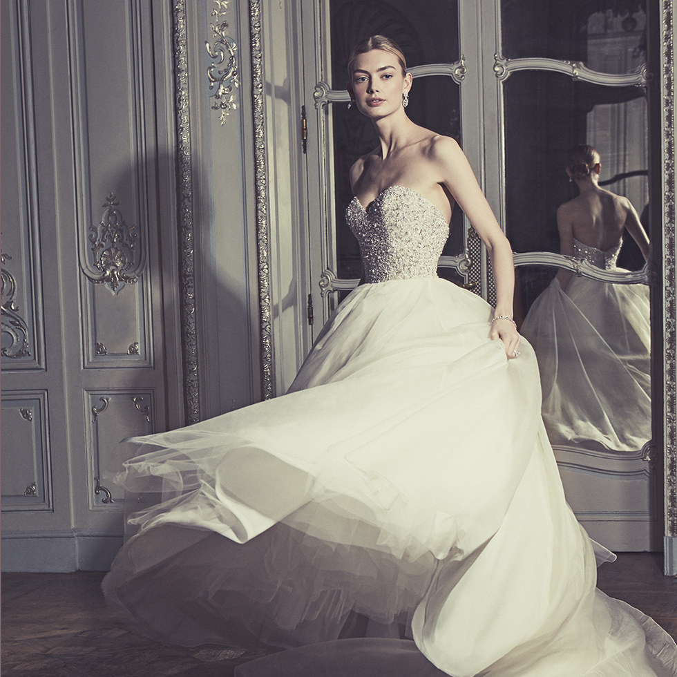 Phillipa Lepley Couture Wedding Dress Selina Sparkle Organza Maximalist Bridal Ideas