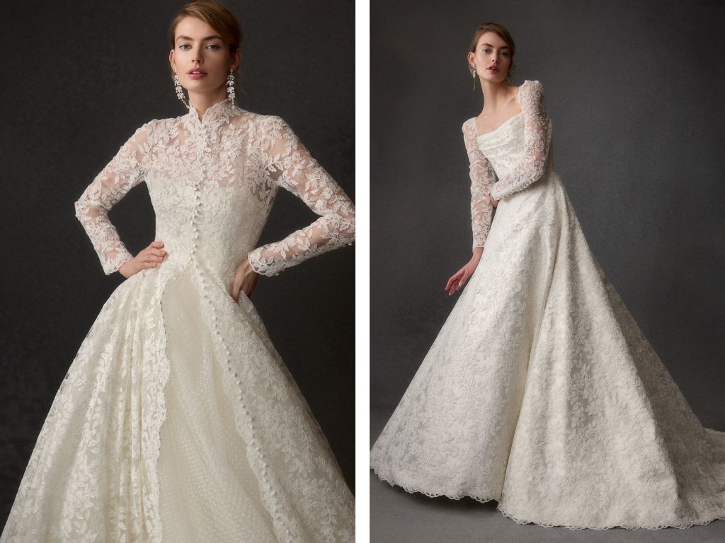 Phillipa Lepley Couture Wedding Dresses With Long Sleeves