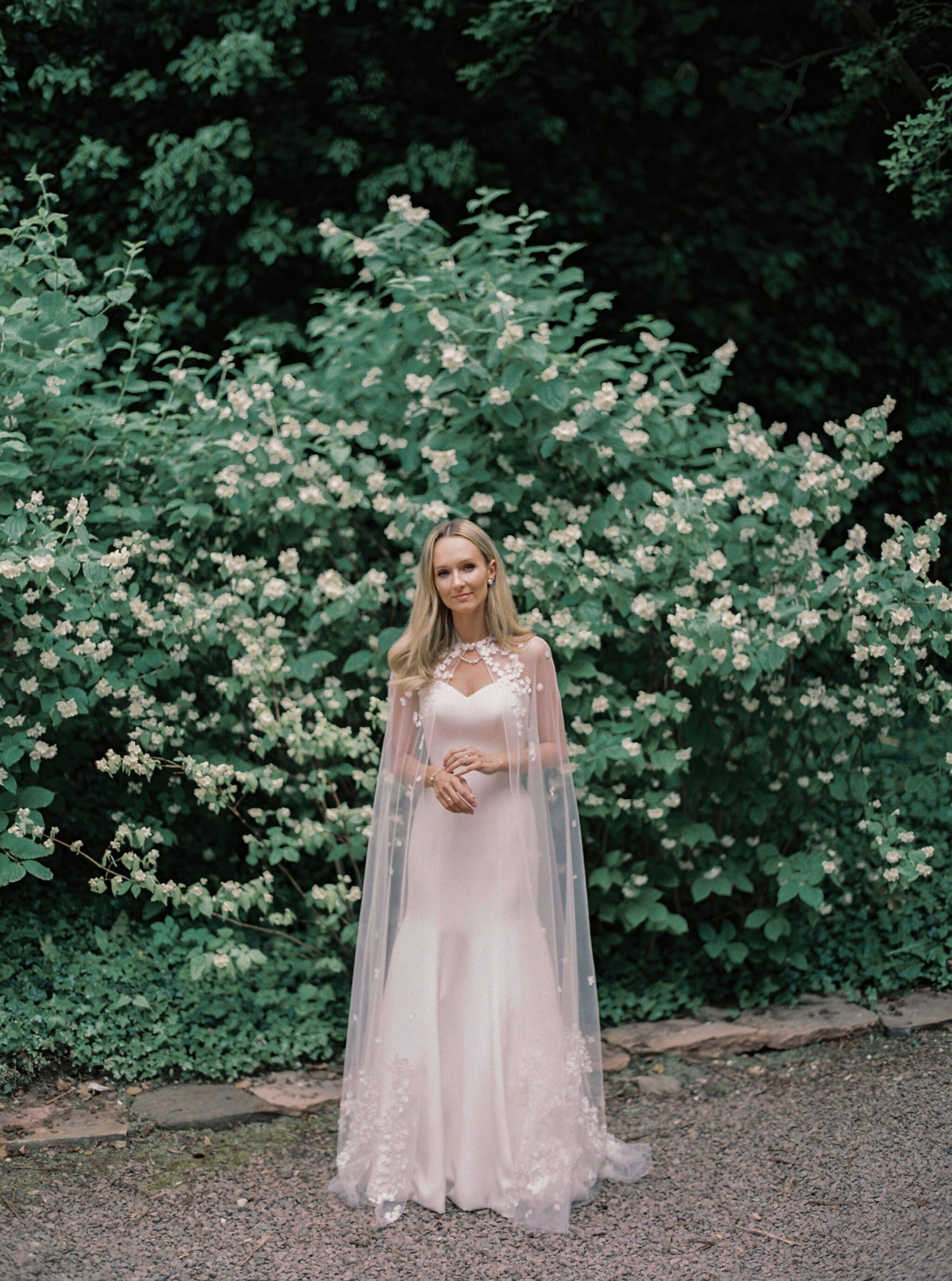 Phillipa Lepley Couture Real Bride Charis Bespoke Veil Cape
