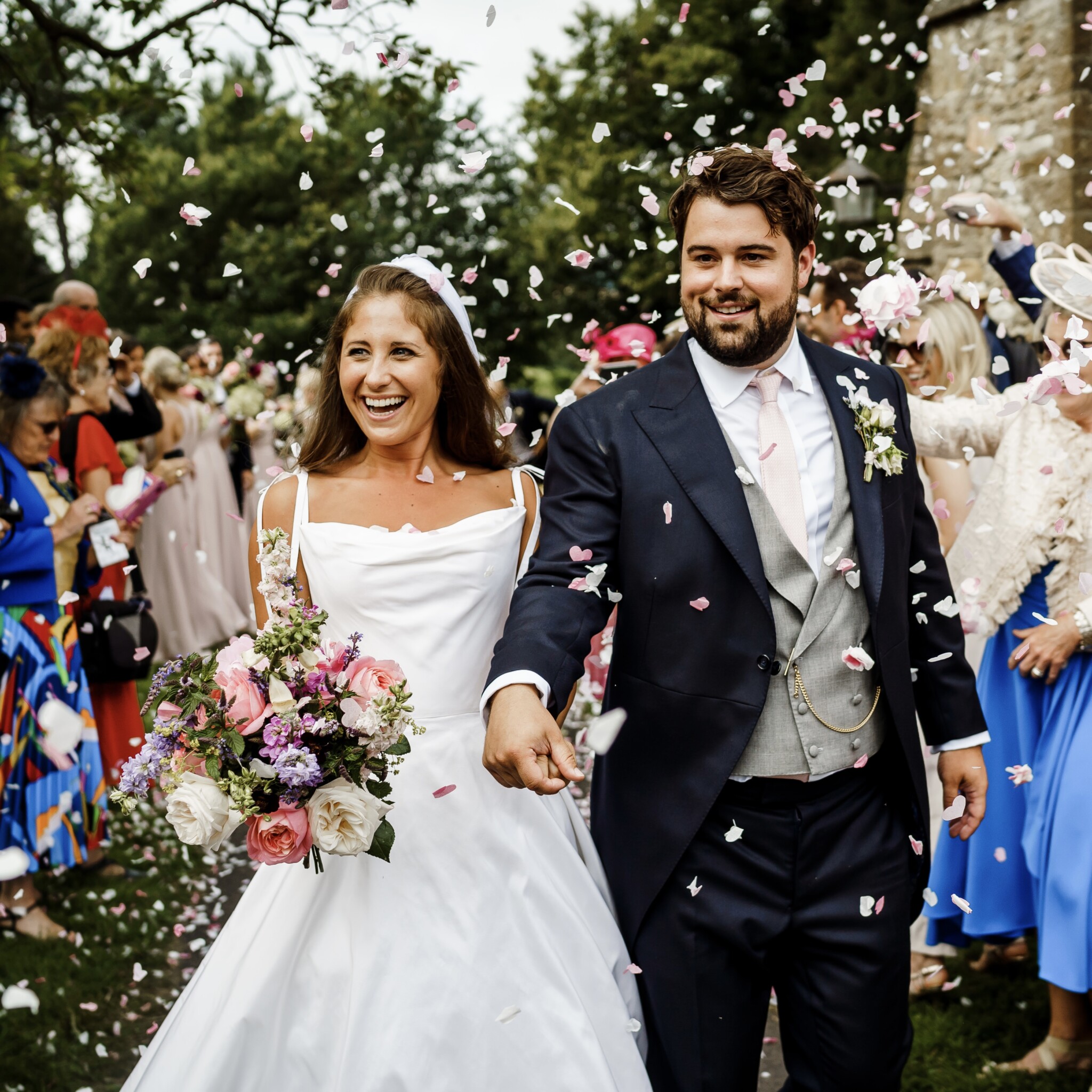 Phillipa Lepley Couture Real Bride Anna Toulouse Taffeta Bow Veil