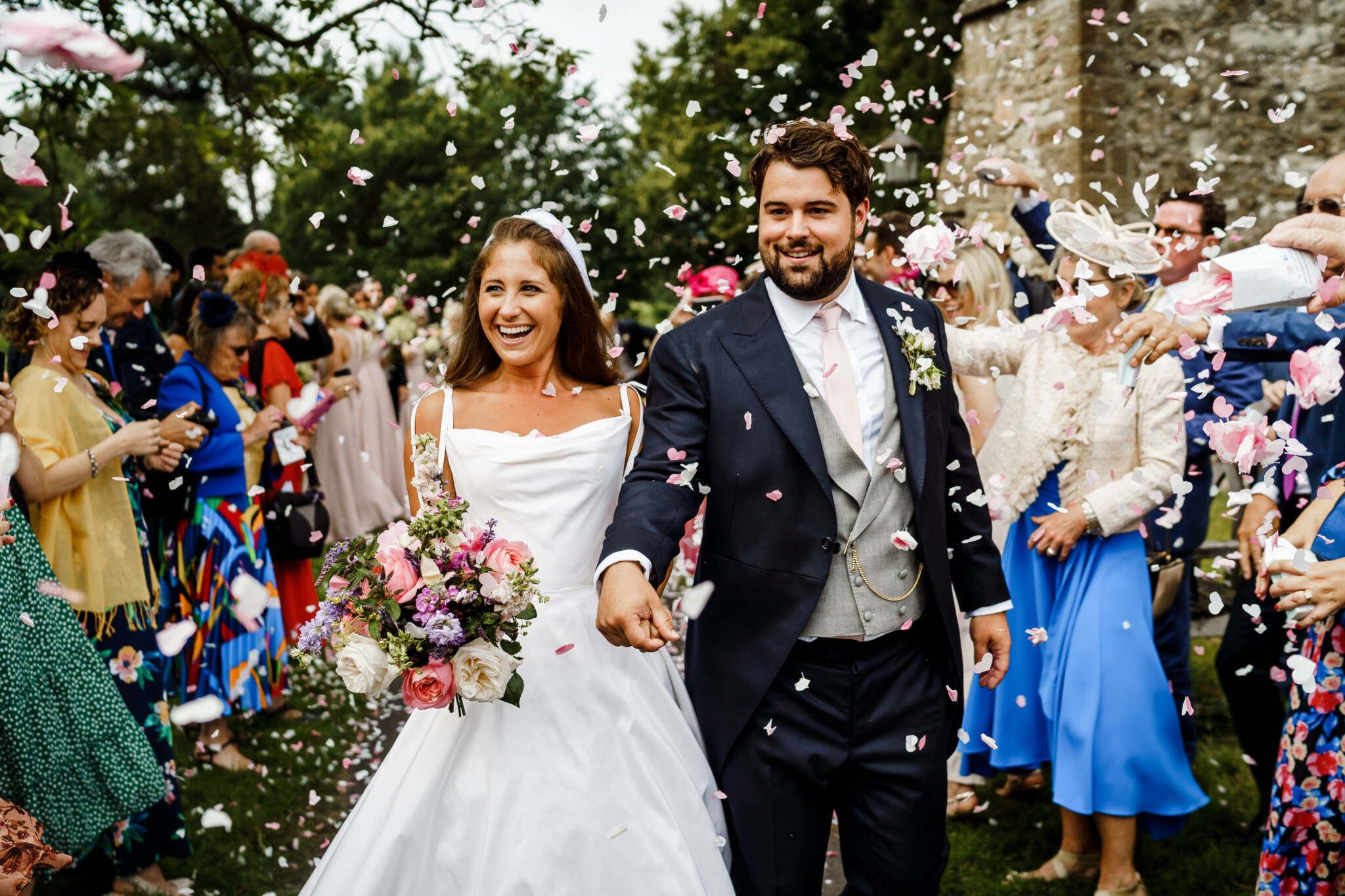 Phillipa Lepley Couture Real Bride Anna Toulouse Taffeta Bow Veil
