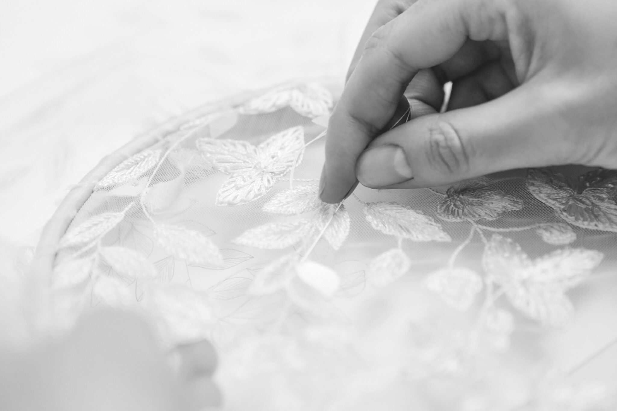 Phillipa Lepley Atelier Hand Embroidery Woodland Leaves