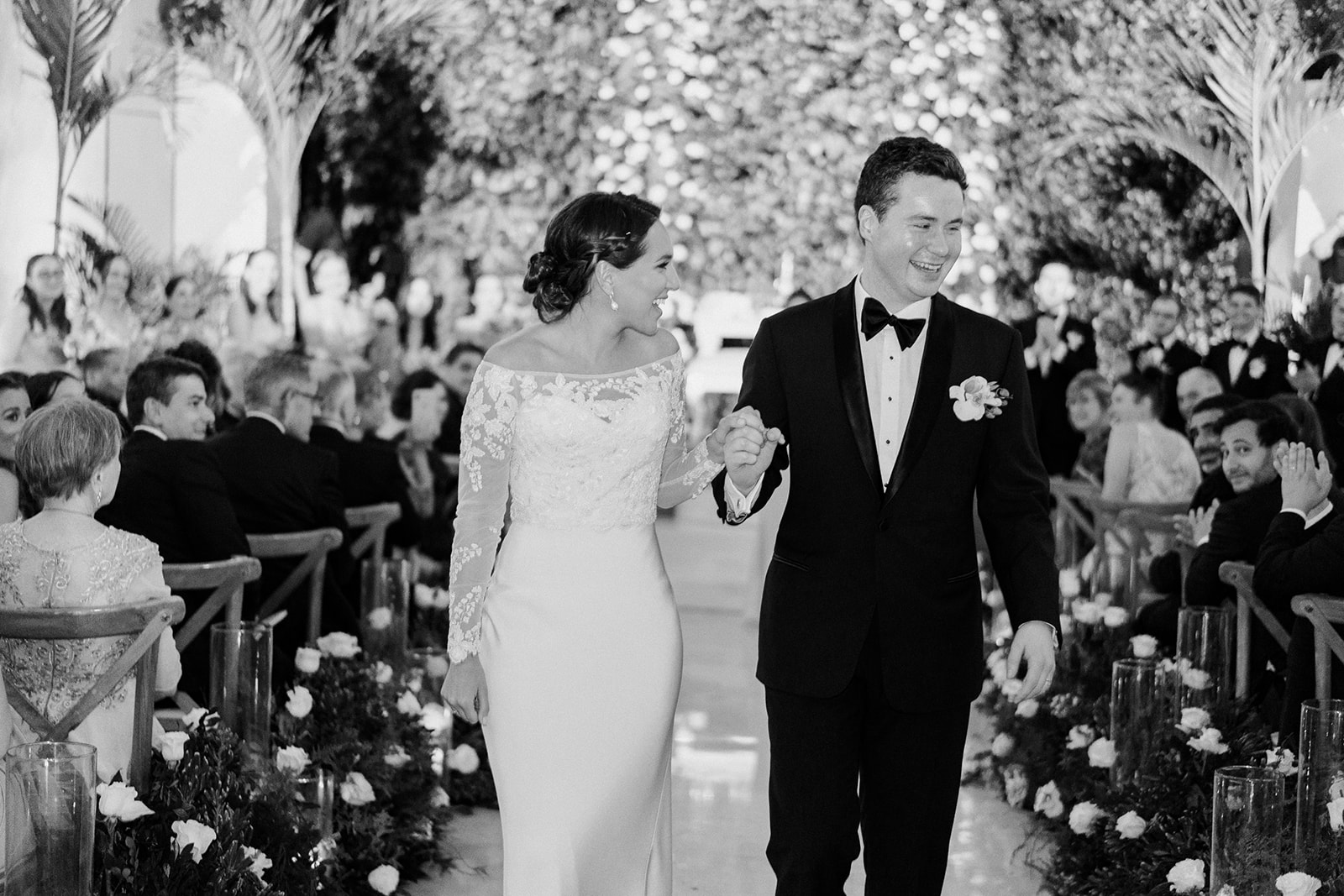 Phillipa Lepley bride Carolina corseted silk crepe maidens fern top off the shoulder neckline