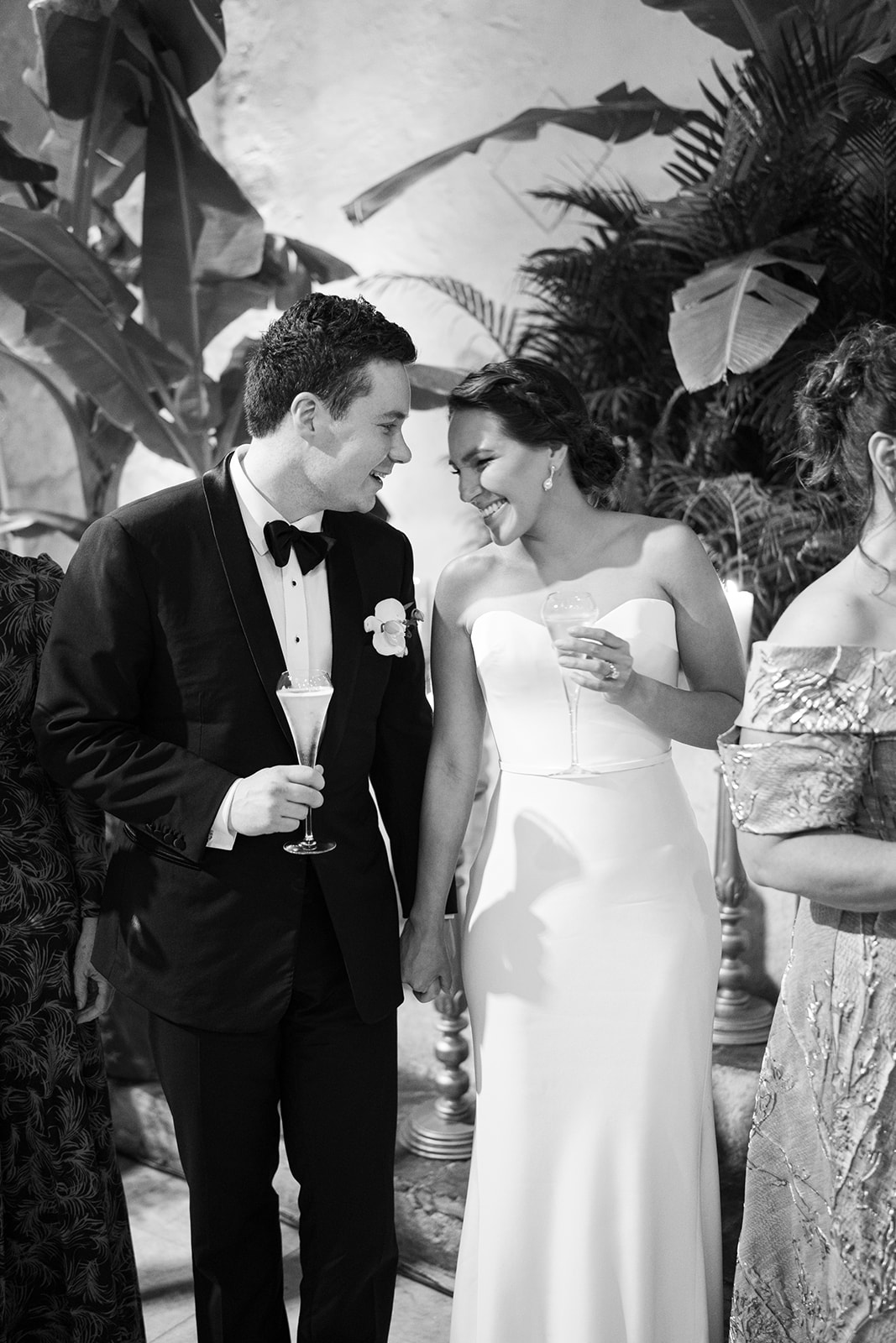 Phillipa Lepley bride Carolina corseted silk crepe maidens fern top off the shoulder neckline