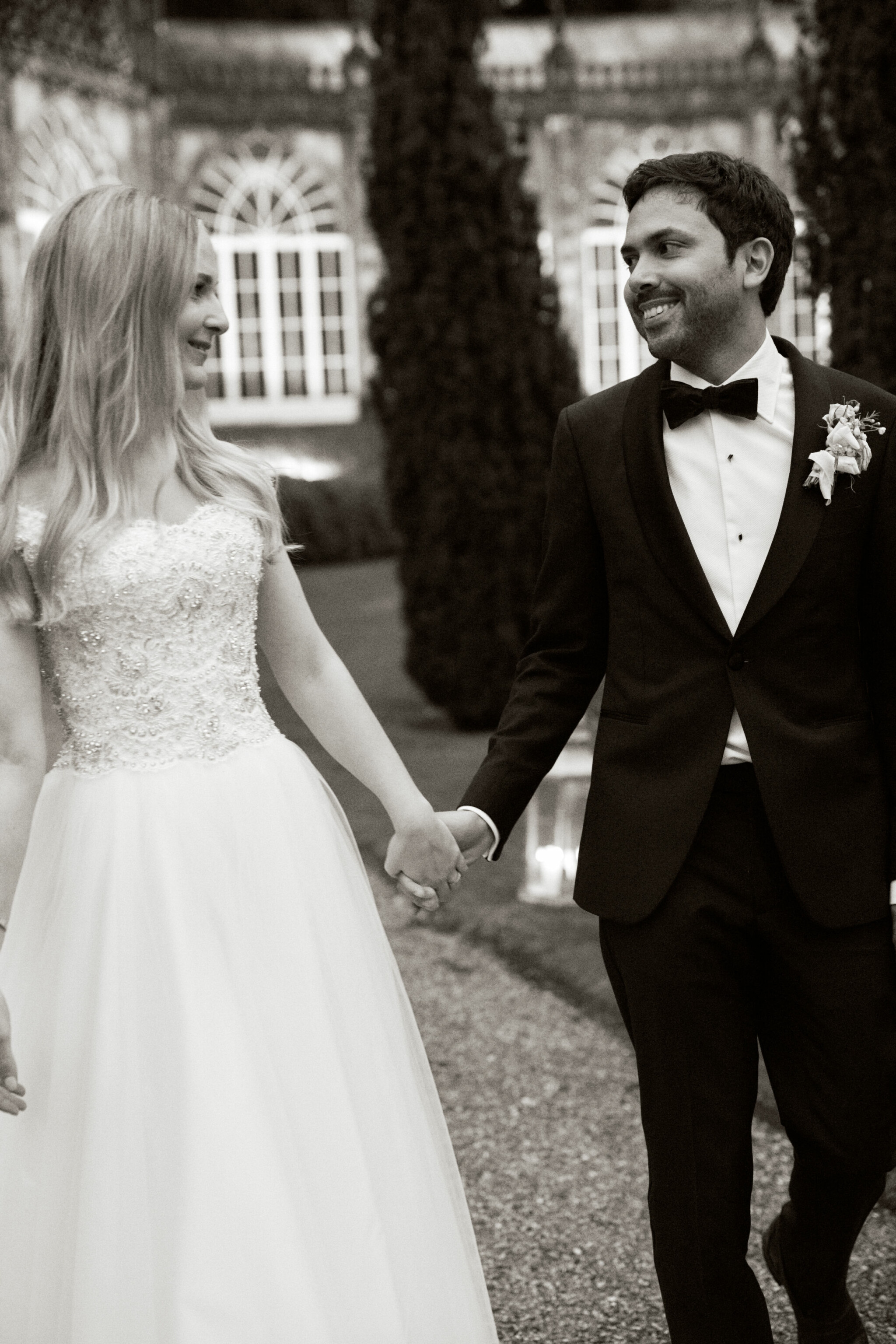 Phillipa Lepley Bride Olivia Corseted Dress Diamante French Lace Bodice Tulle Skirt