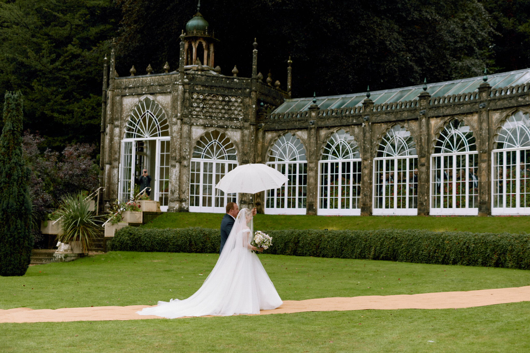 Phillipa Lepley Bride Olivia Corseted Dress Diamante French Lace Bodice Tulle Skirt