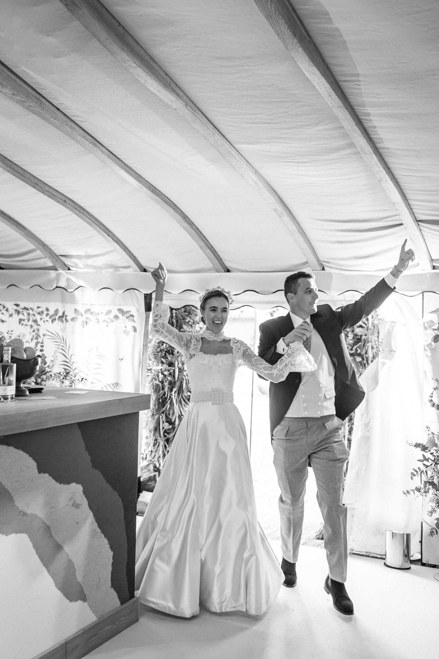 Phillipa Lepley Bride Charlie Corseted Duchess Satin Open Diamond Neckline Lace Top Bespoke Beaded Pearl Belt