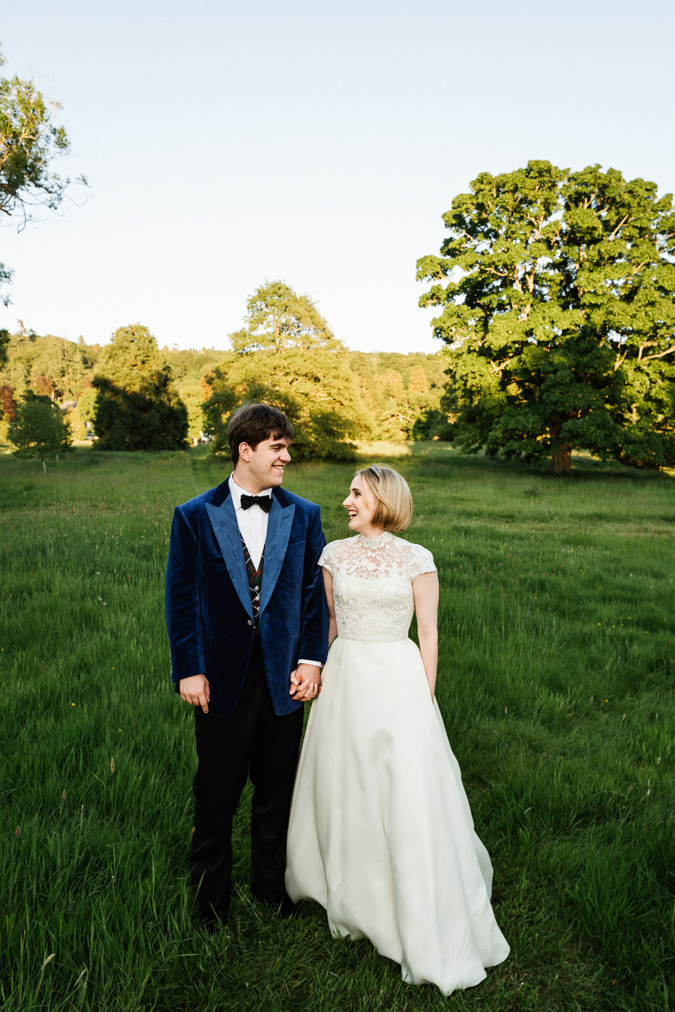 Phillipa Lepley Bride Zara Removable High Neck Tulle Top Embroidered Primroses And Orchids