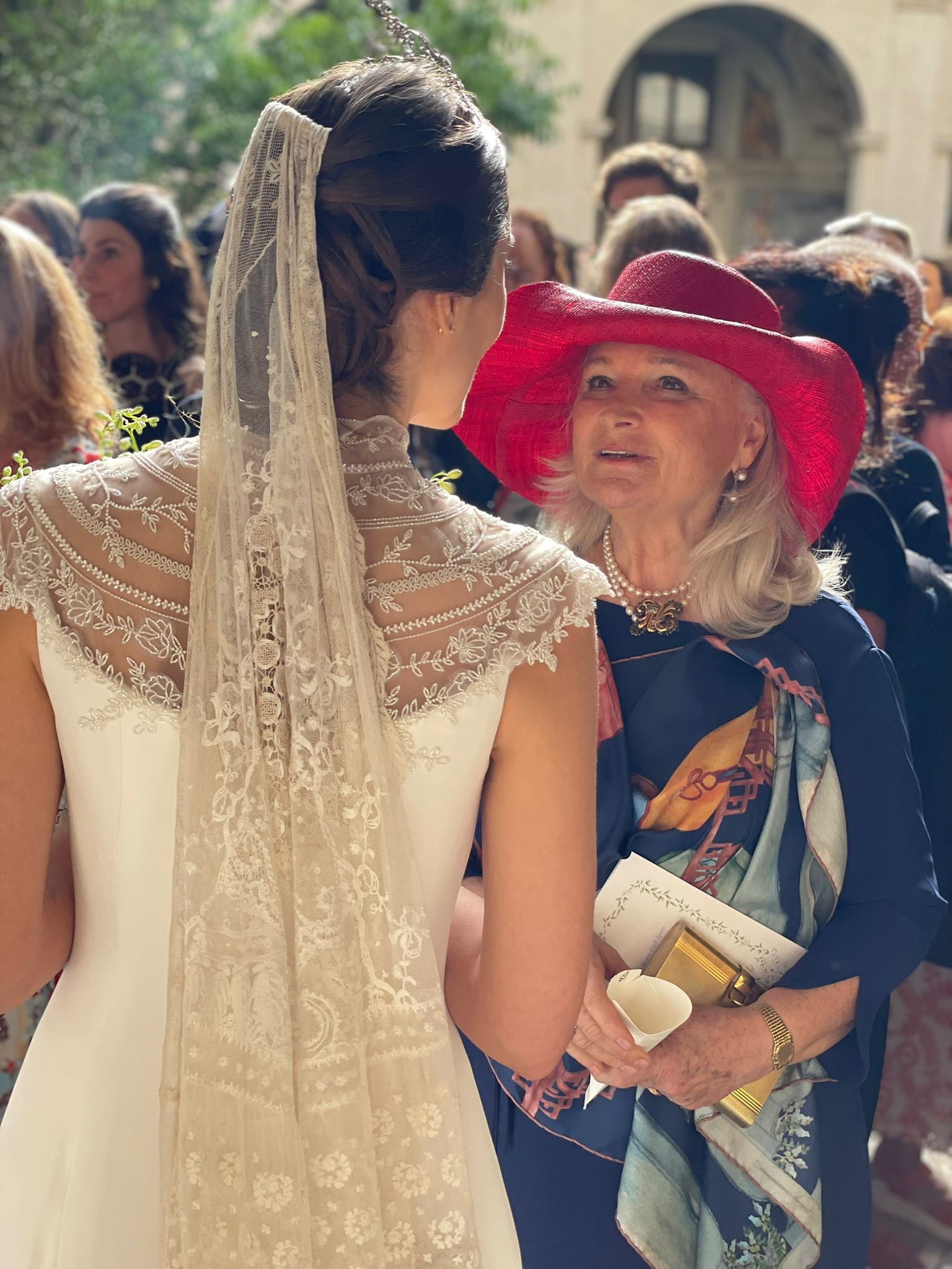 Phillipa Lepley Bride Allegra Corseted Monte Carlo Lineaire Hand Embellished Tulle Yoke