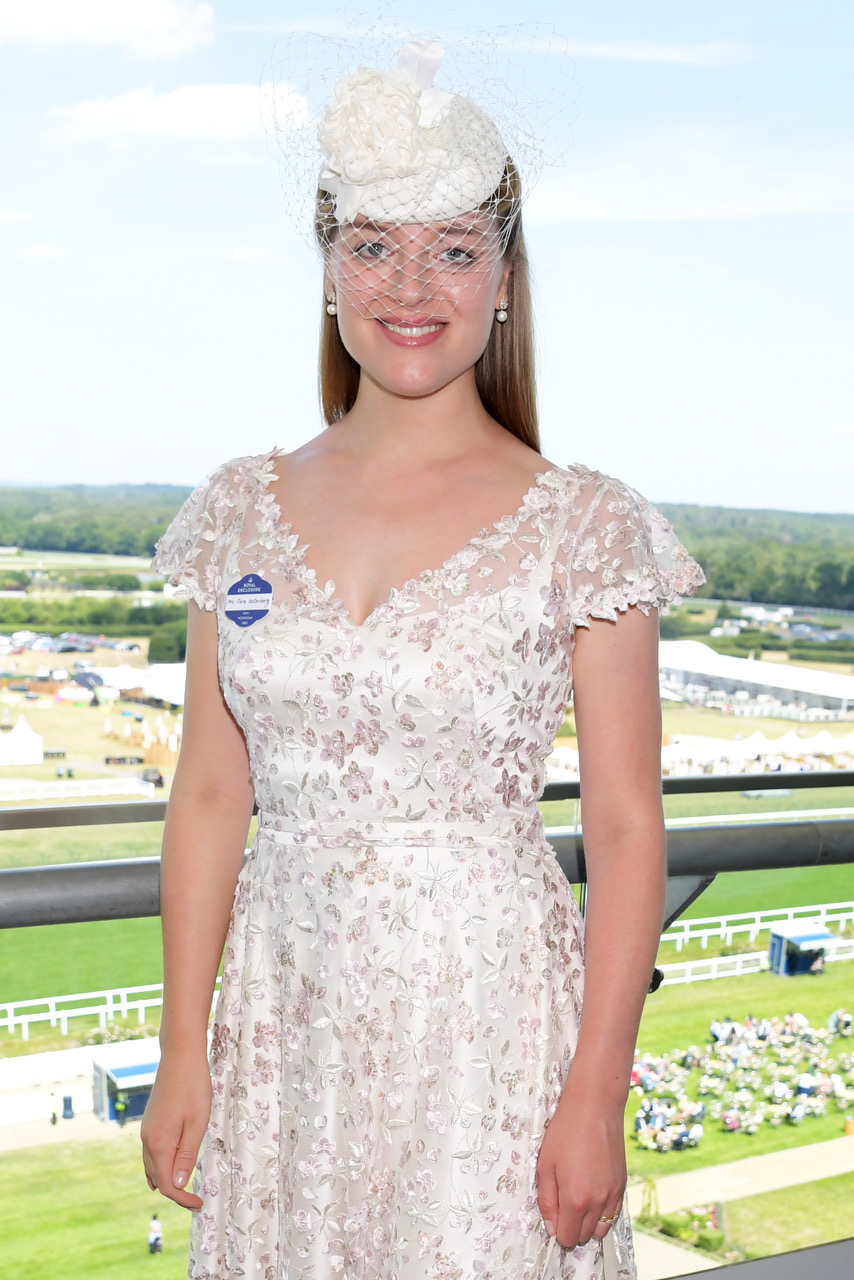 Phillipa Lepley Flora Vesterberg Swiss Embroidery Pink And Silver Floral