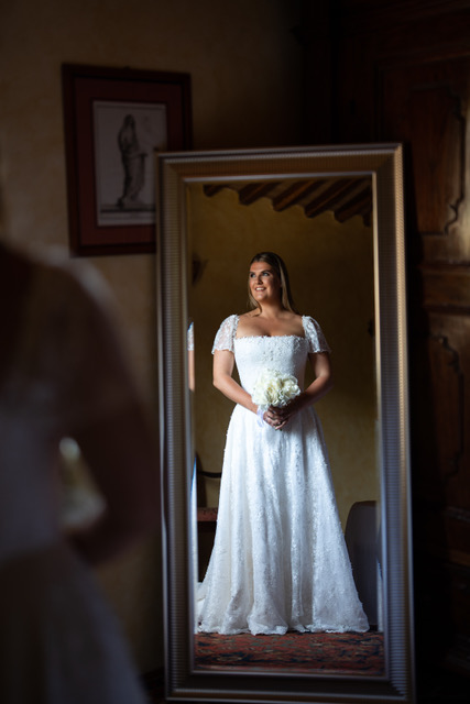 Phillipa Lepley Bride Sophie Vienna Jasmine Ivy Corseted Square Neckline Floral Embroidery