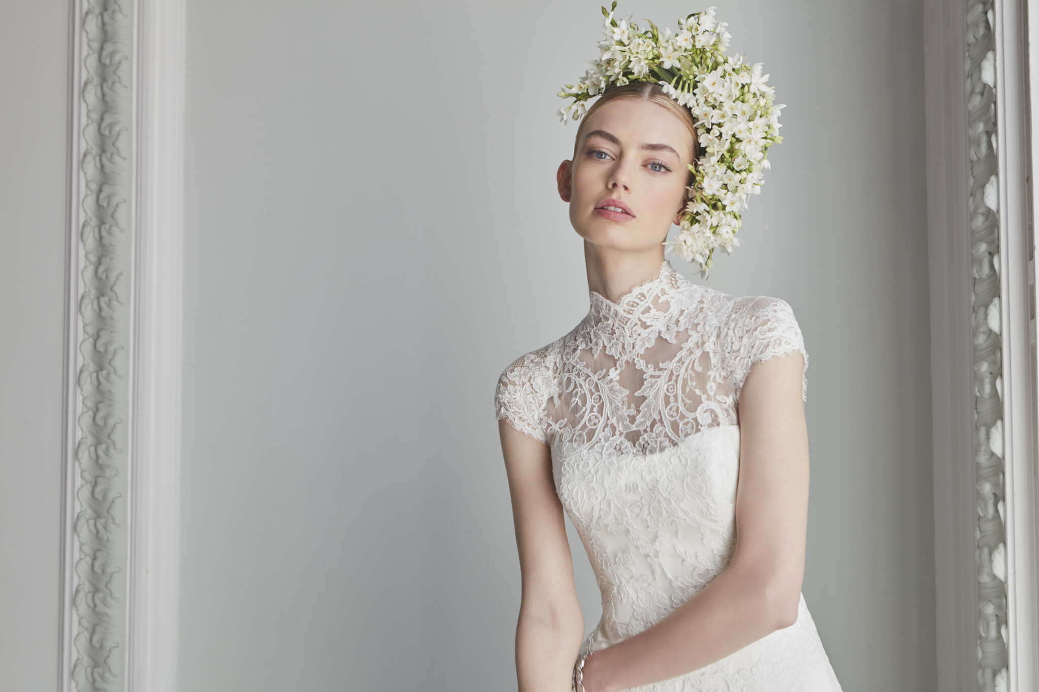 Phillipa Lepley Couture Wedding Dress Sophie Symmetrical Scroll