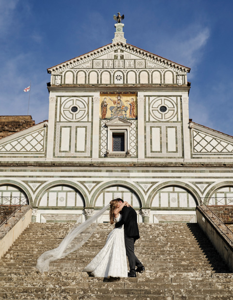 Phillipa Lepley Bride Lisa Symmetrical Scroll Tied Back Long Plain Single Tier Veil