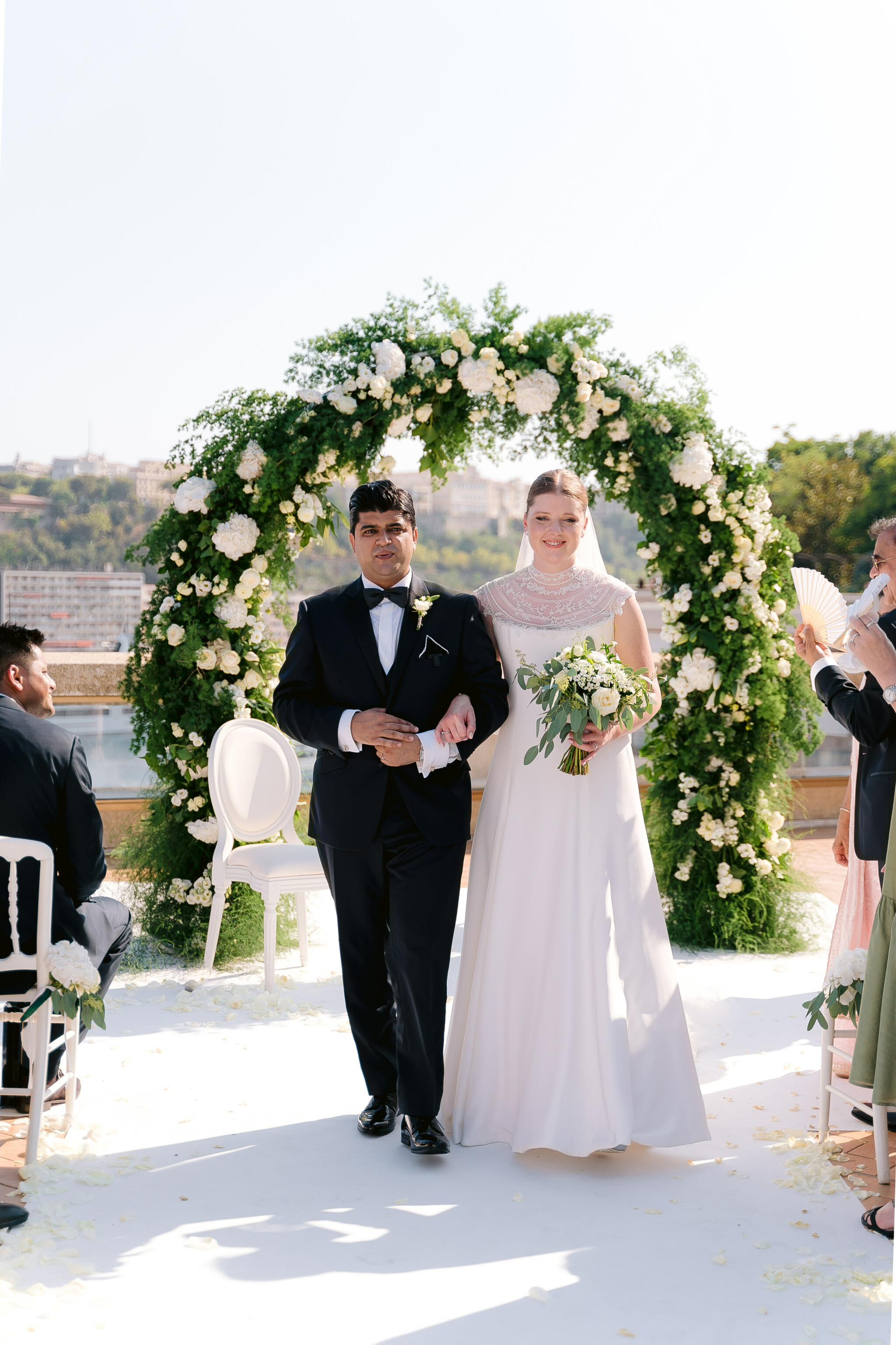 Phillipa Lepley Bride Isabella Monte Carlo Lineaire Plain Veil