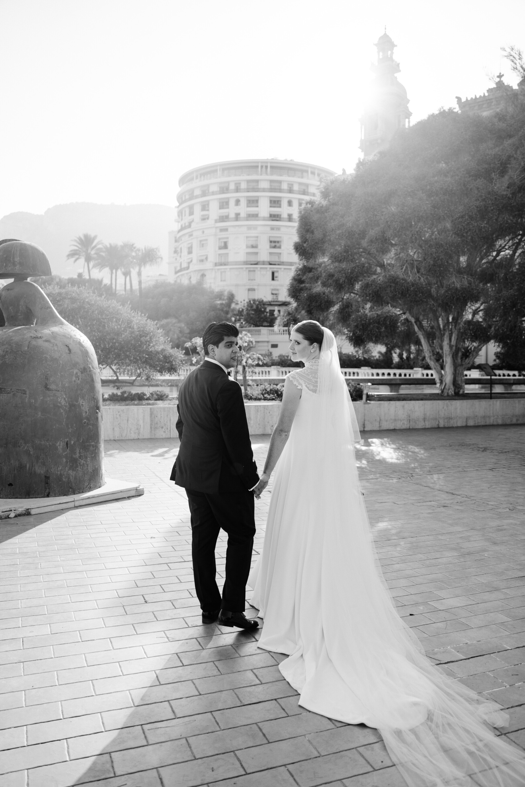 Phillipa Lepley Bride Isabella Monte Carlo Lineaire Plain Veil