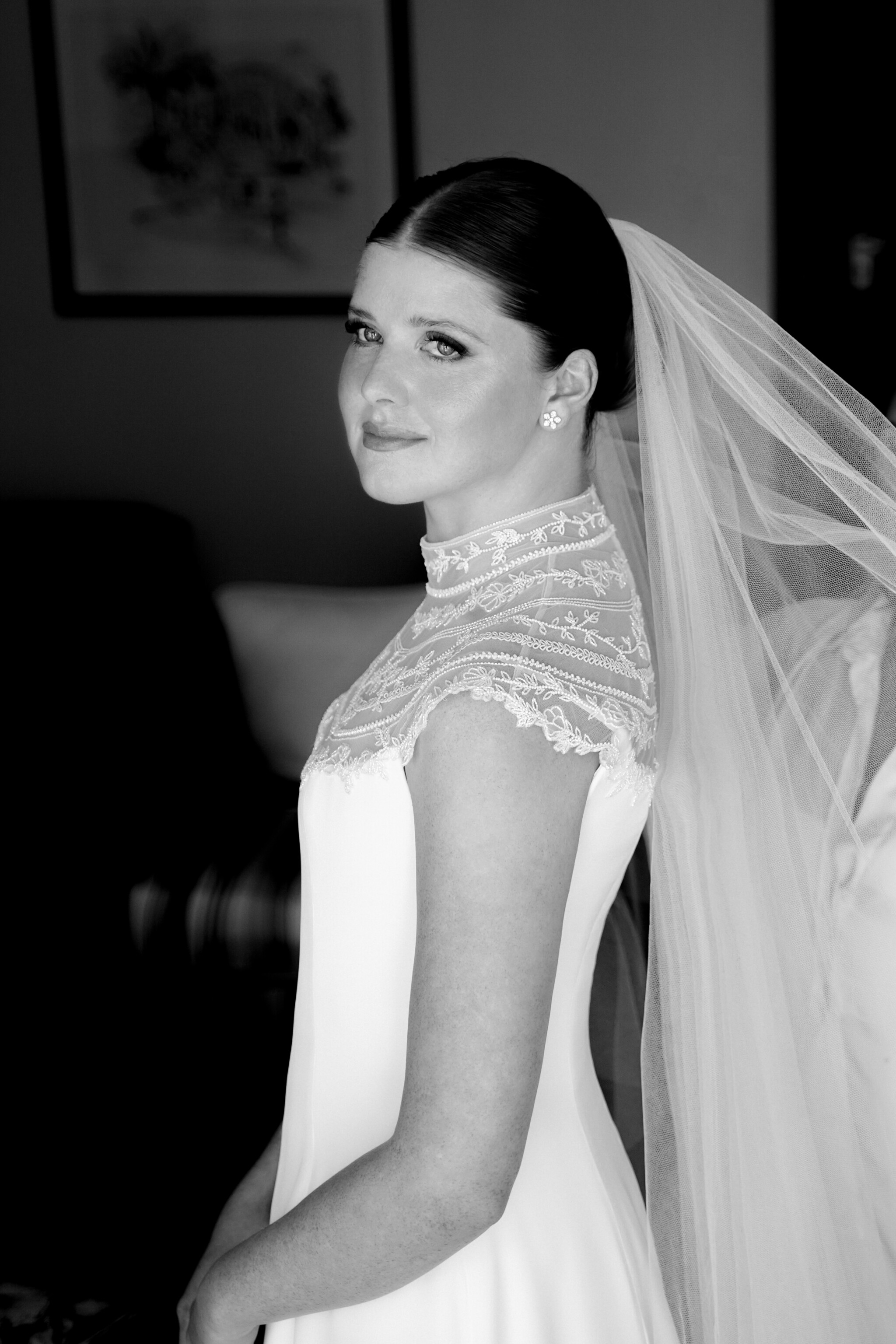 Phillipa Lepley Bride Isabella Monte Carlo Lineaire Plain Veil