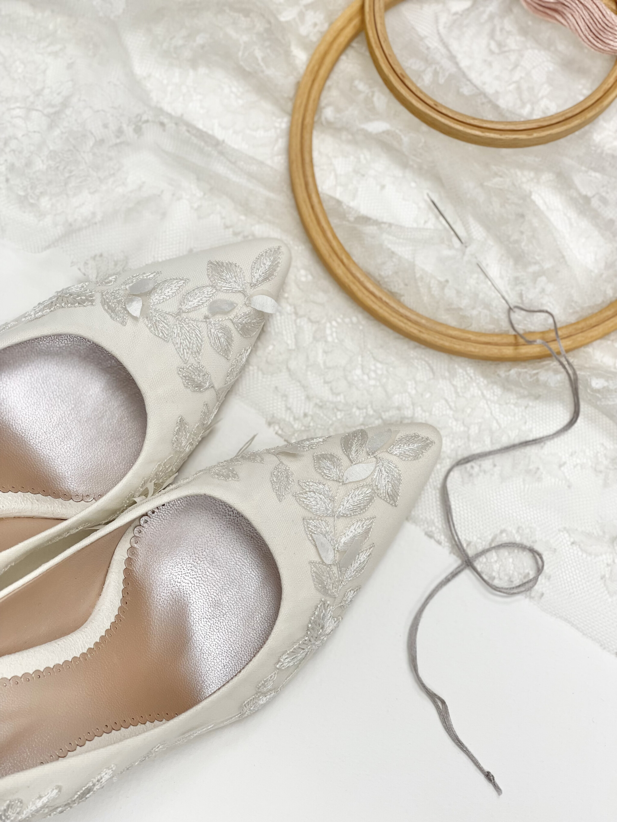 Phillipa Lepley Emmy London Collaboration Embroidered Shoes