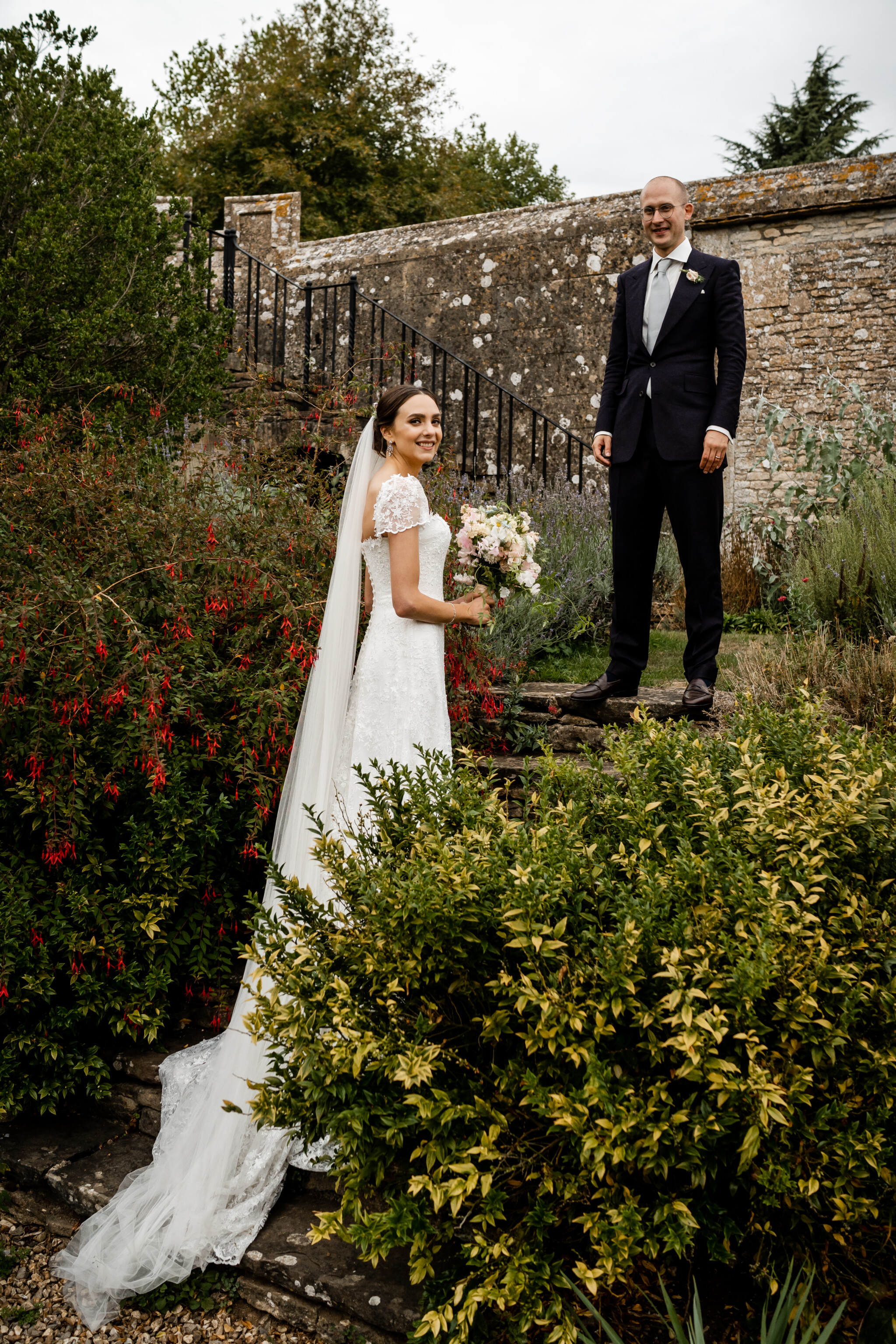 Phillipa Lepley Bride Karis Jasmine Ivy Lace Bespoke Embroidered Veil