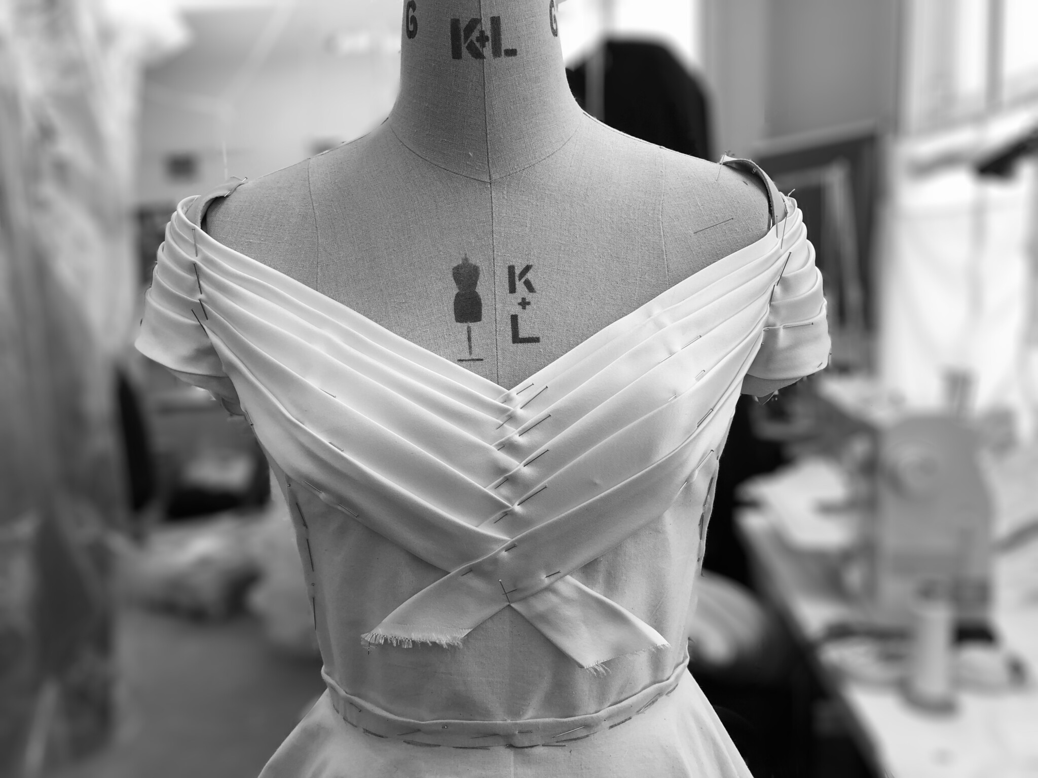 Phillipa Lepley Bride Skylar Bespoke White Silk Dress Bespoke Veil