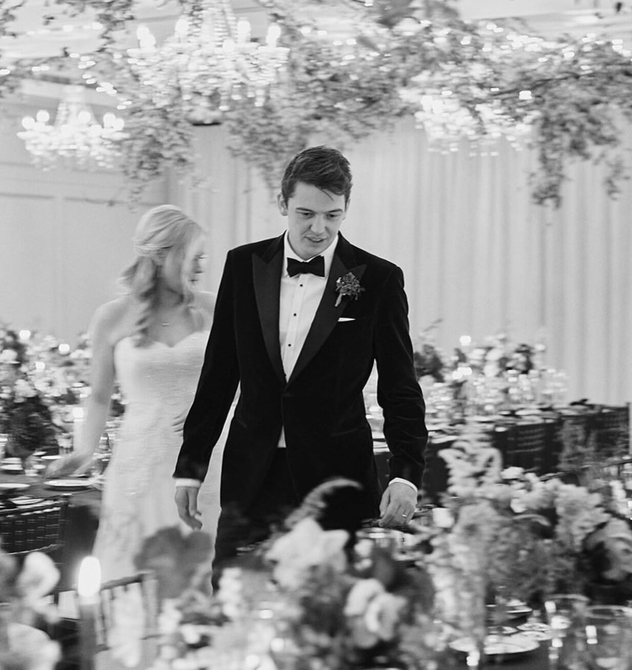 Phillipa Lepley Bride Jordan Strapless Crepe Wedding Dress Dotty Tulle Veil