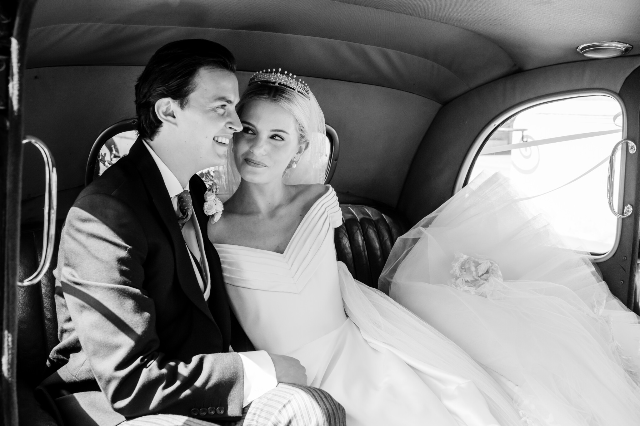 Phillipa Lepley Bride Skylar Bespoke White Silk Dress Bespoke Veil