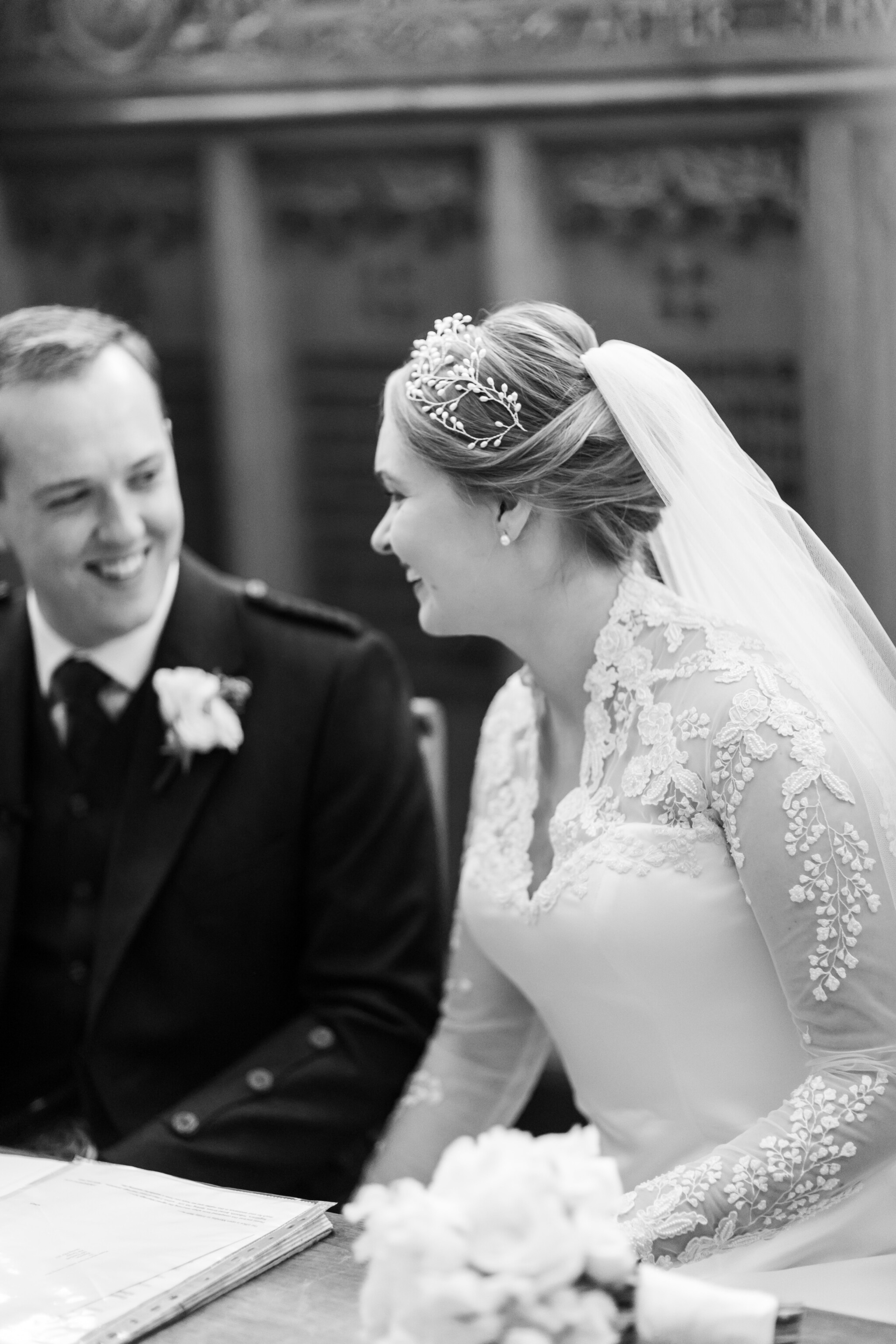 Phillipa Lepley Bride Eilidh Bespoke Embroidered long Sleeve Wedding Gown