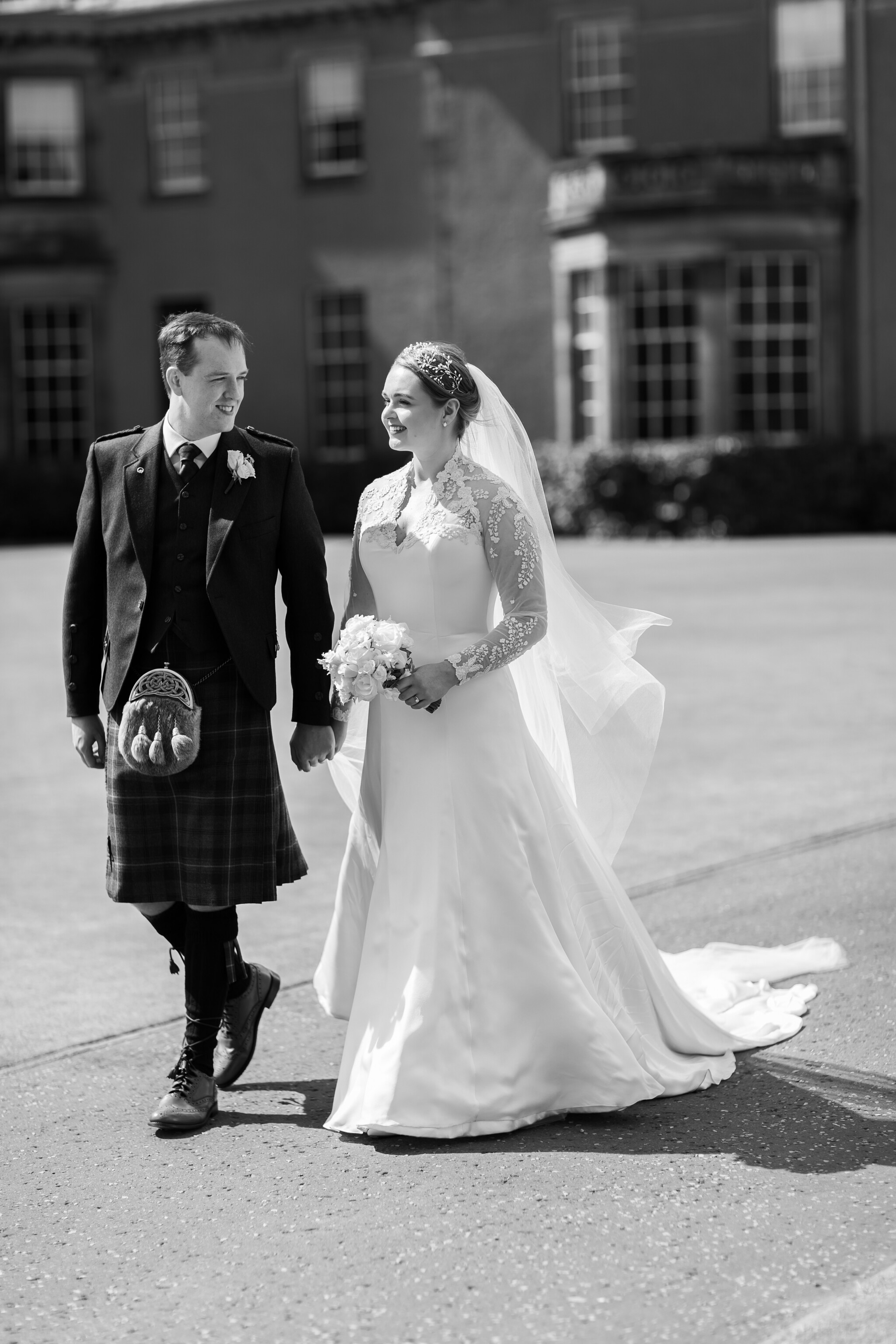 Phillipa Lepley Bride Eilidh Bespoke Embroidered long Sleeve Wedding Gown