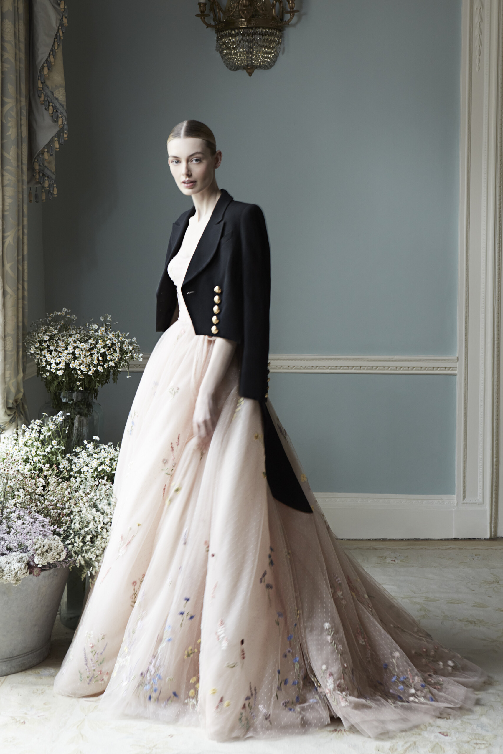 Phillipa Lepley Couture Eveningwear The Meadow Corset And Skirt