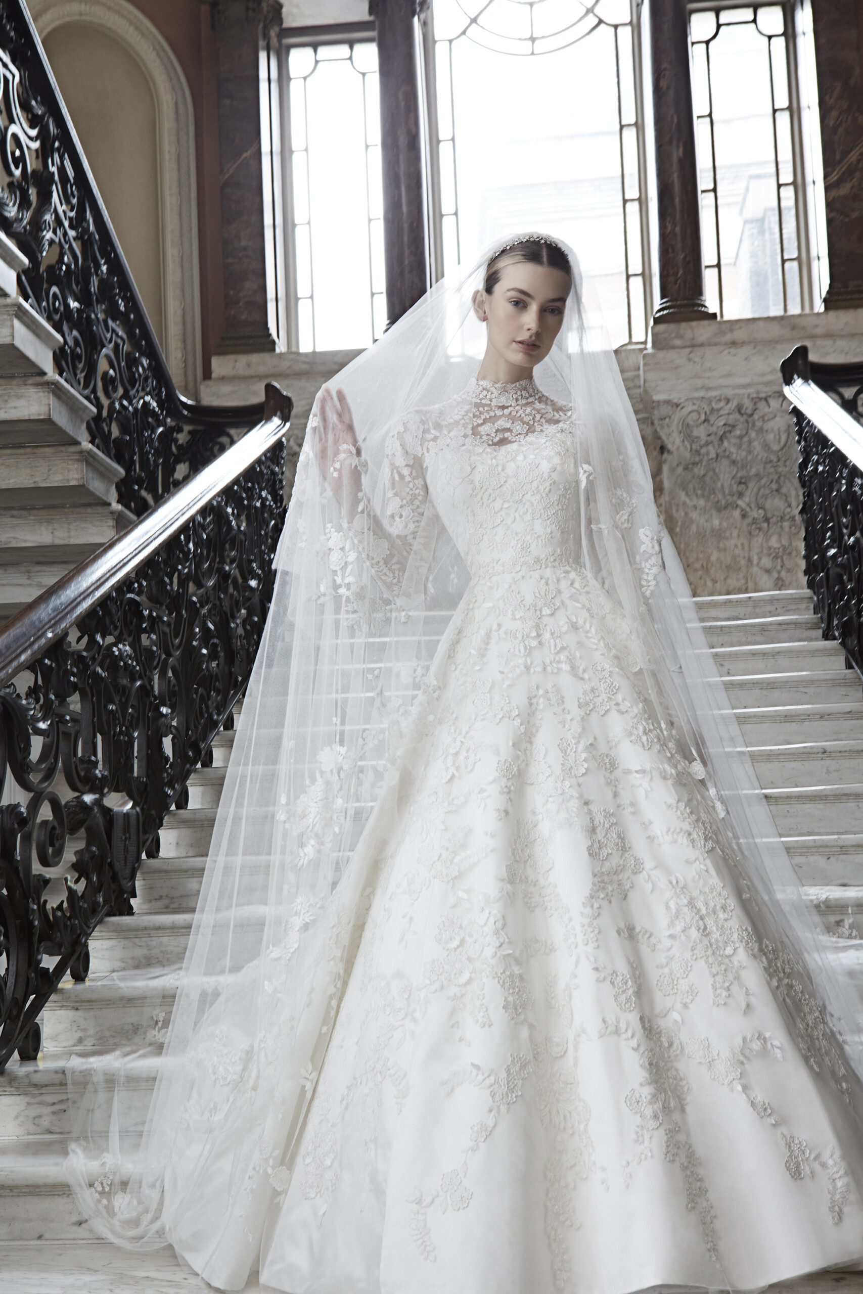 Phillipa Lepley Couture Wedding Dress Marielle Fuchsia Iris