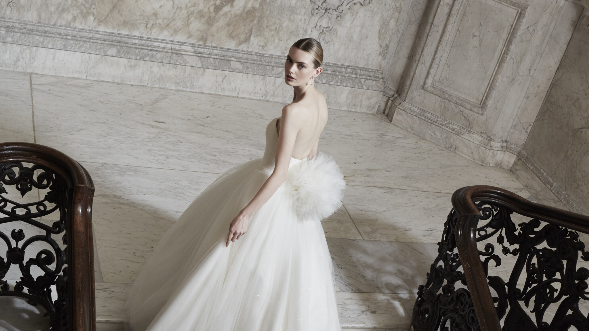 Phillipa Lepley Couture Wedding Dress Toulouse Twinkle Tulle