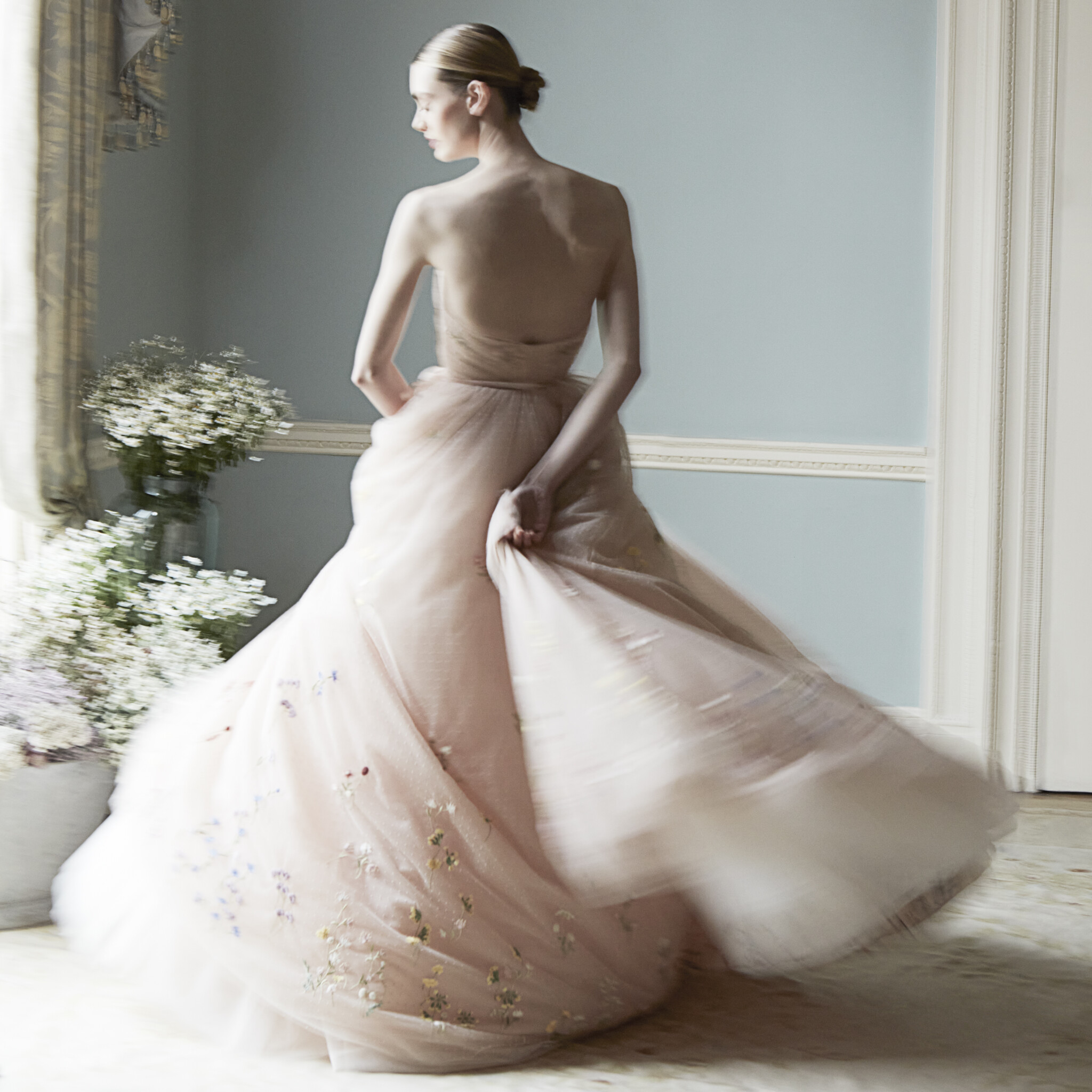 Phillipa Lepley Couture Eveningwear The Meadow Corset And Skirt