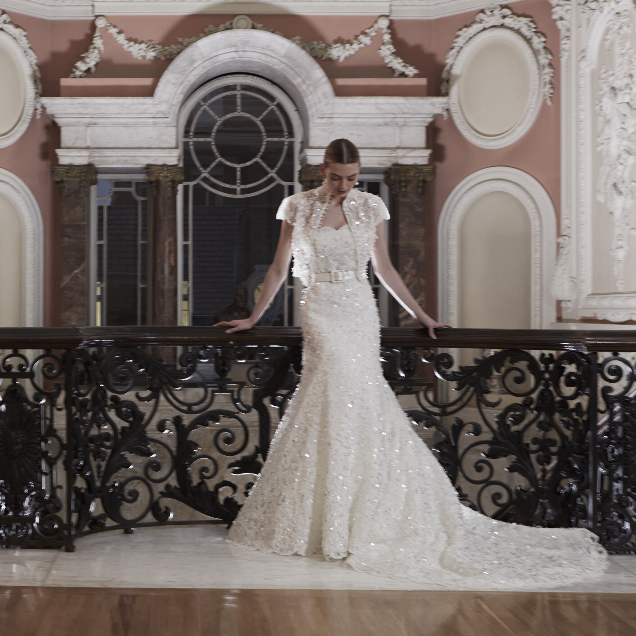 Phillipa Lepley Couture Wedding Dress Pivoine Lace Muse