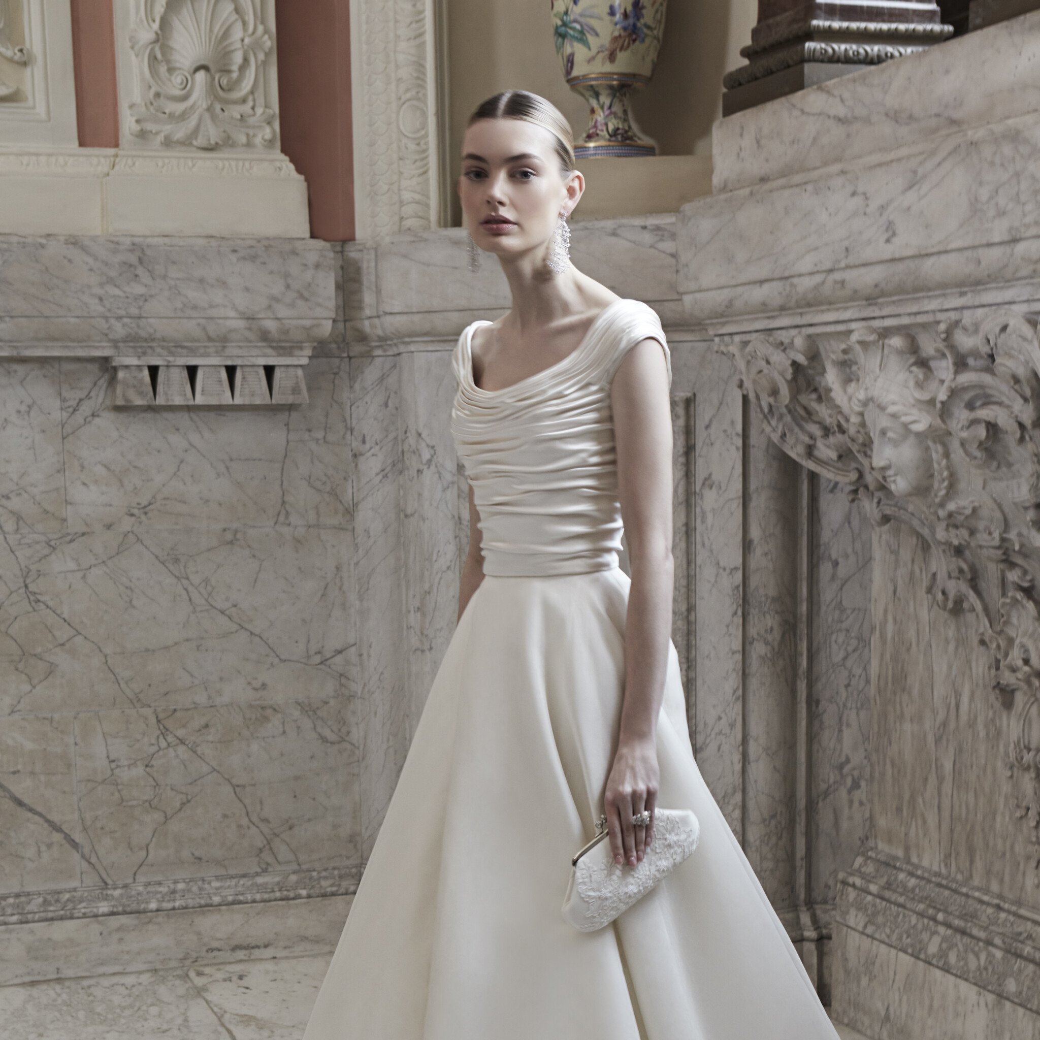 Phillipa Lepley Couture Wedding Dress Vienna Duchess Drape