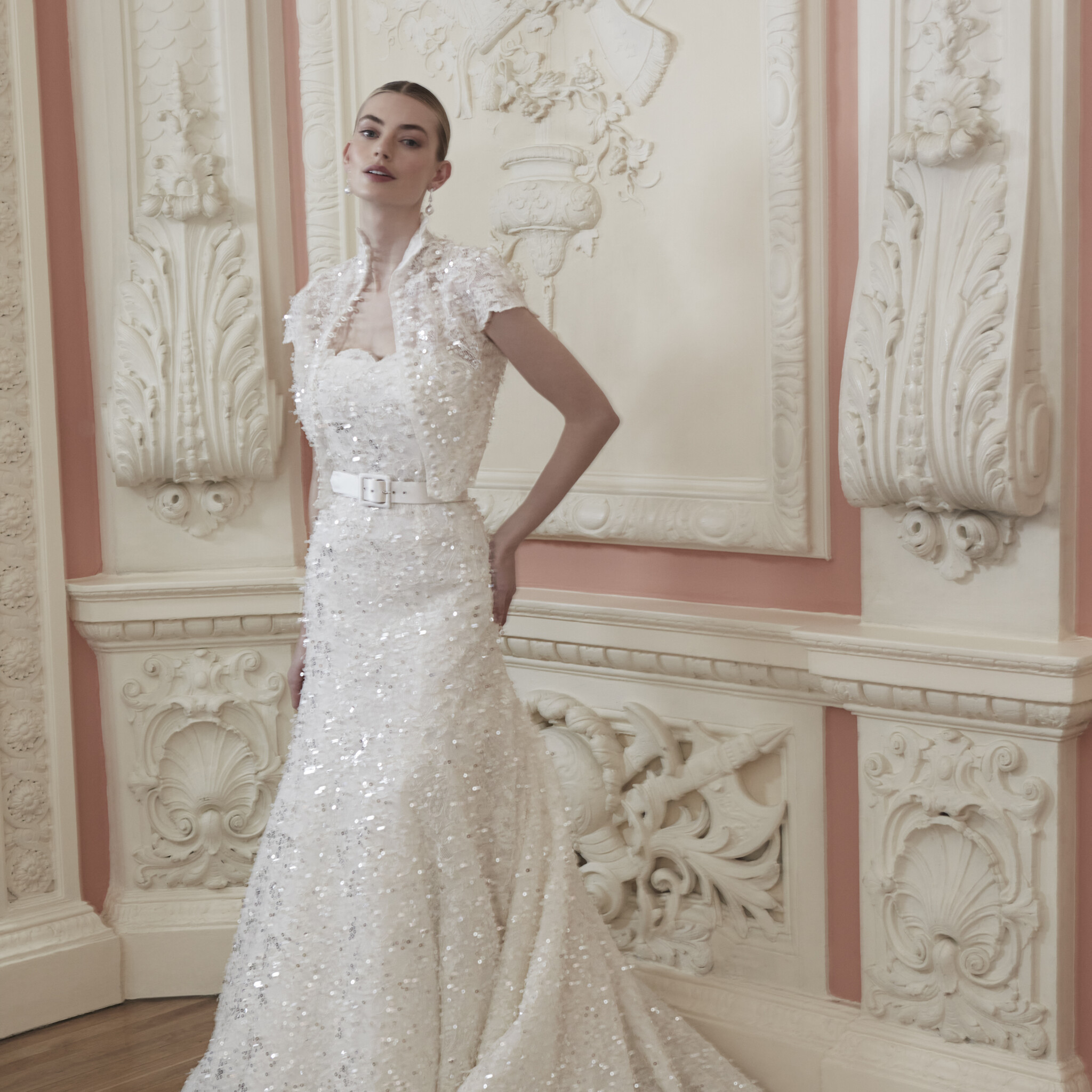 Phillipa Lepley Couture Wedding Dress Pivoine Lace Muse