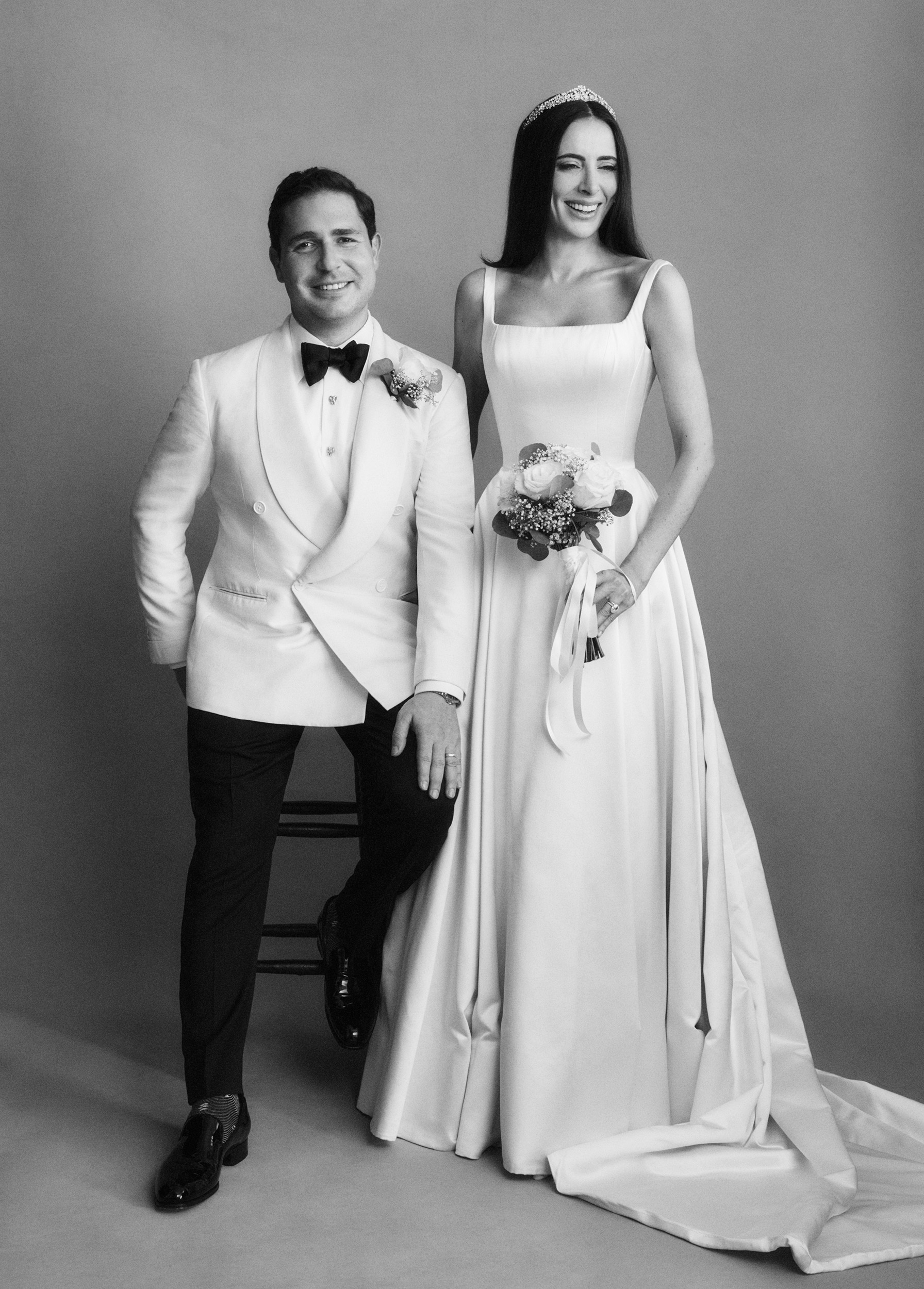 Phillipa Lepley Bride Polly-Anna Duchess Satin Square Neckline