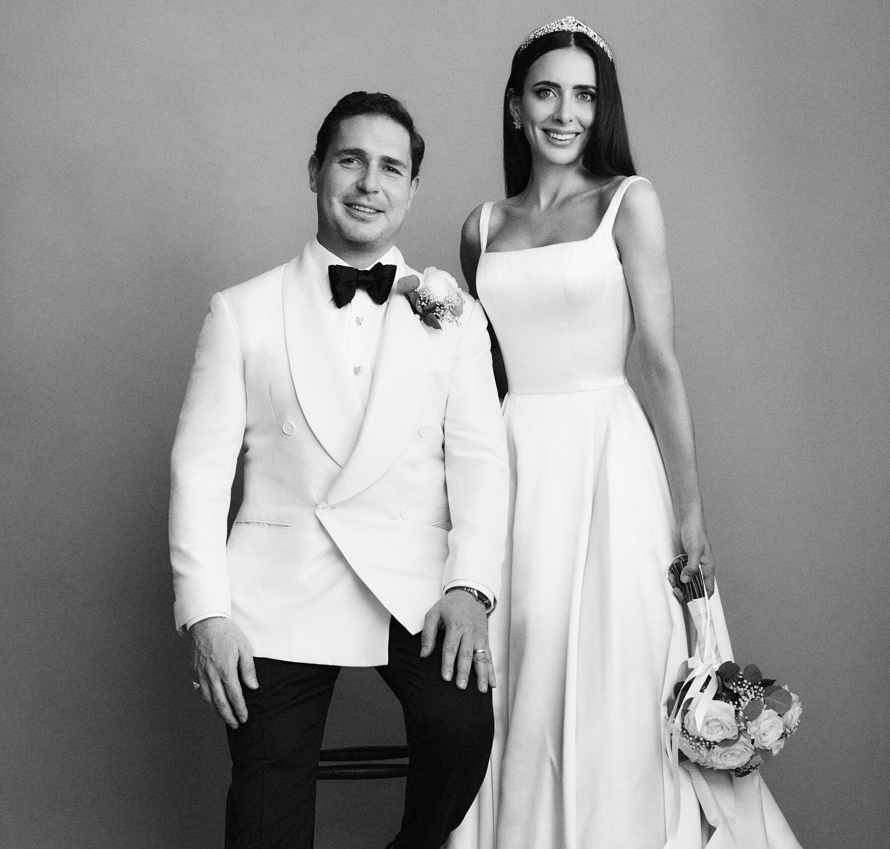 Phillipa Lepley Bride Polly-Anna Duchess Satin Square Neckline