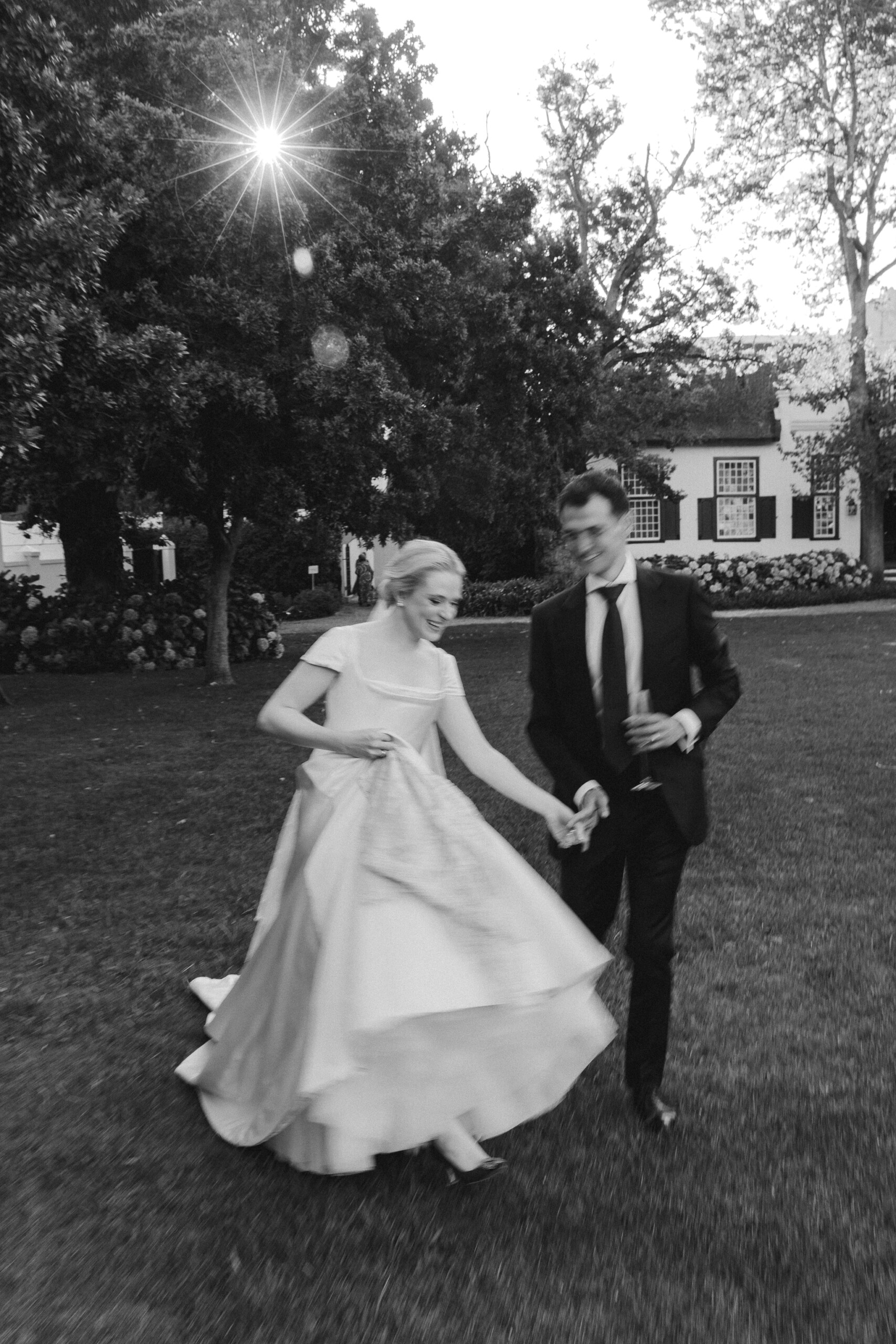 Phillipa Lepley Bride Caroline Duchess Satin Square Neckline Cap Sleeve Bespoke Wedding Dress