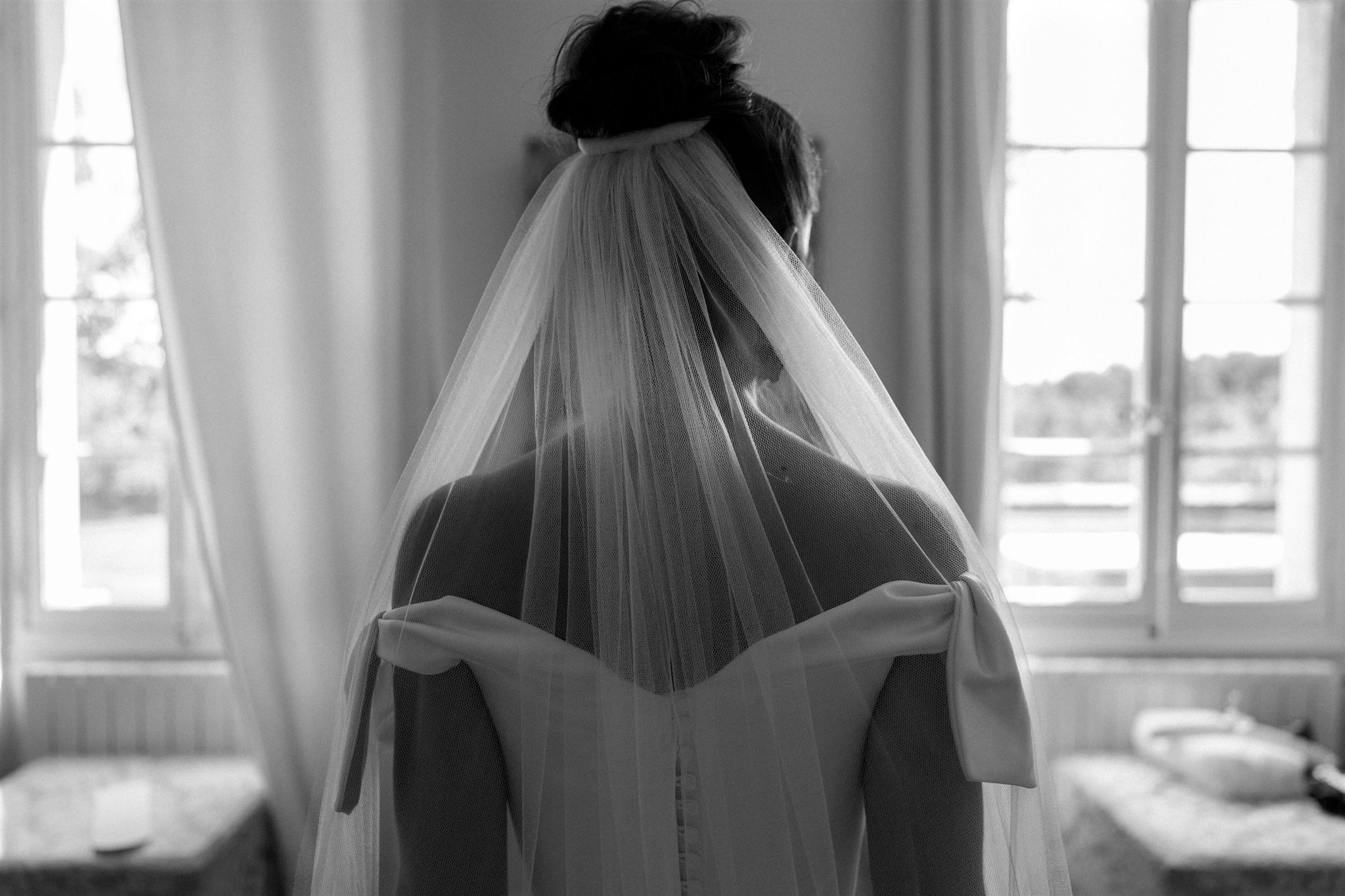 Phillipa Lepley Bride Constance Off The Shoulder Duchess Satin Bow Wedding Dress