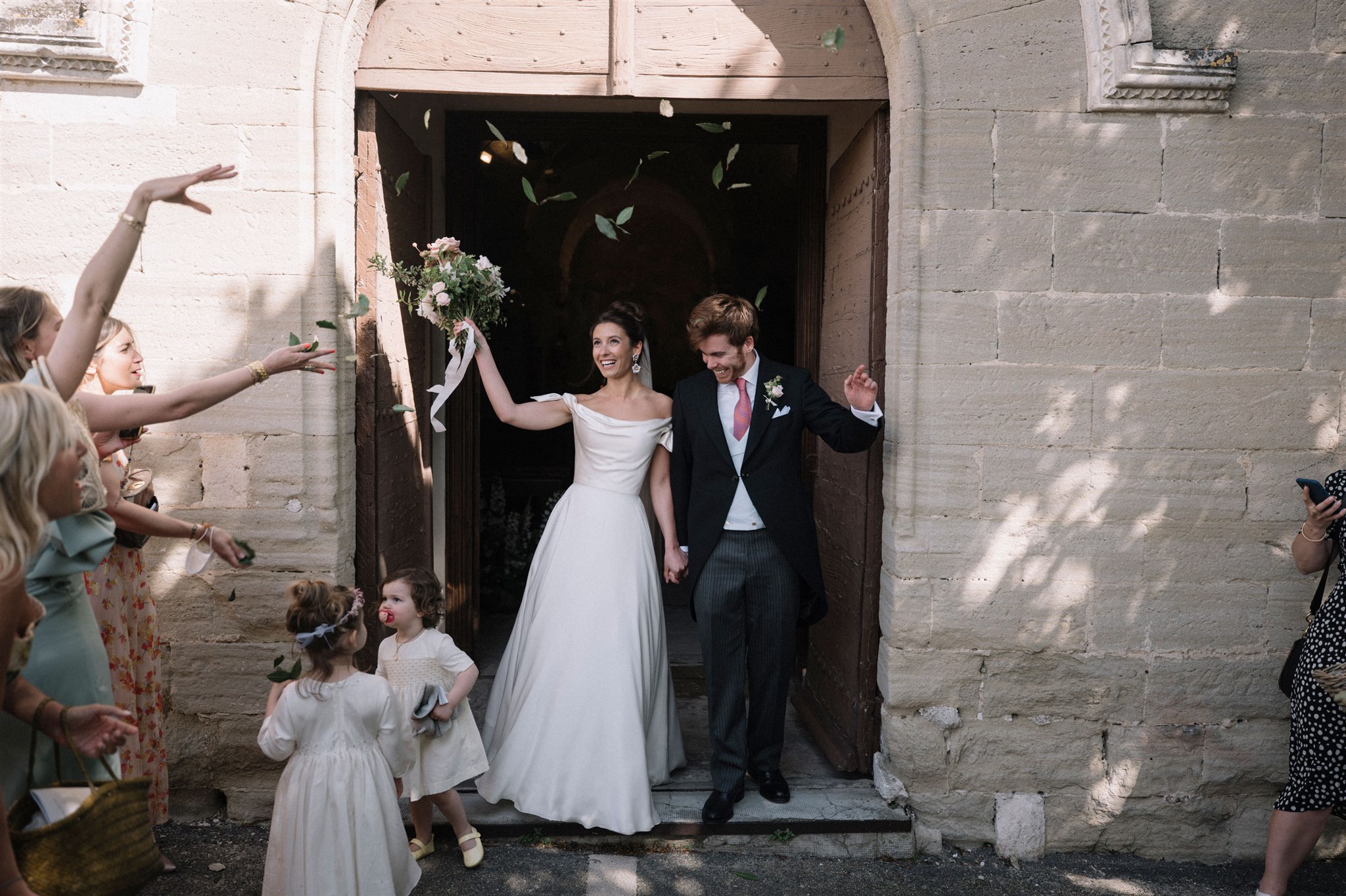 Phillipa Lepley Bride Constance Off The Shoulder Duchess Satin Bow Wedding Dress