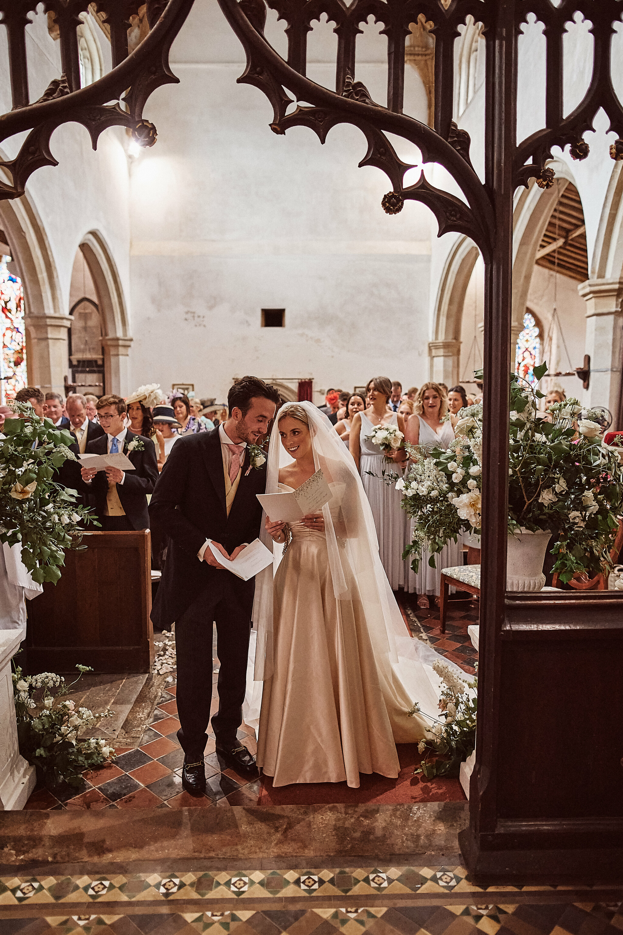 Phillipa Lepley Bride Talia Duchess Satin Bow Couture Wedding Dress